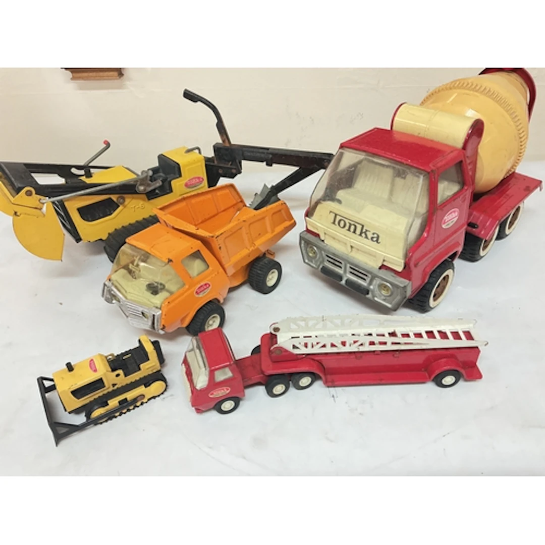 A Small Collection Of Vintage Tonga Toys. No Reserve.