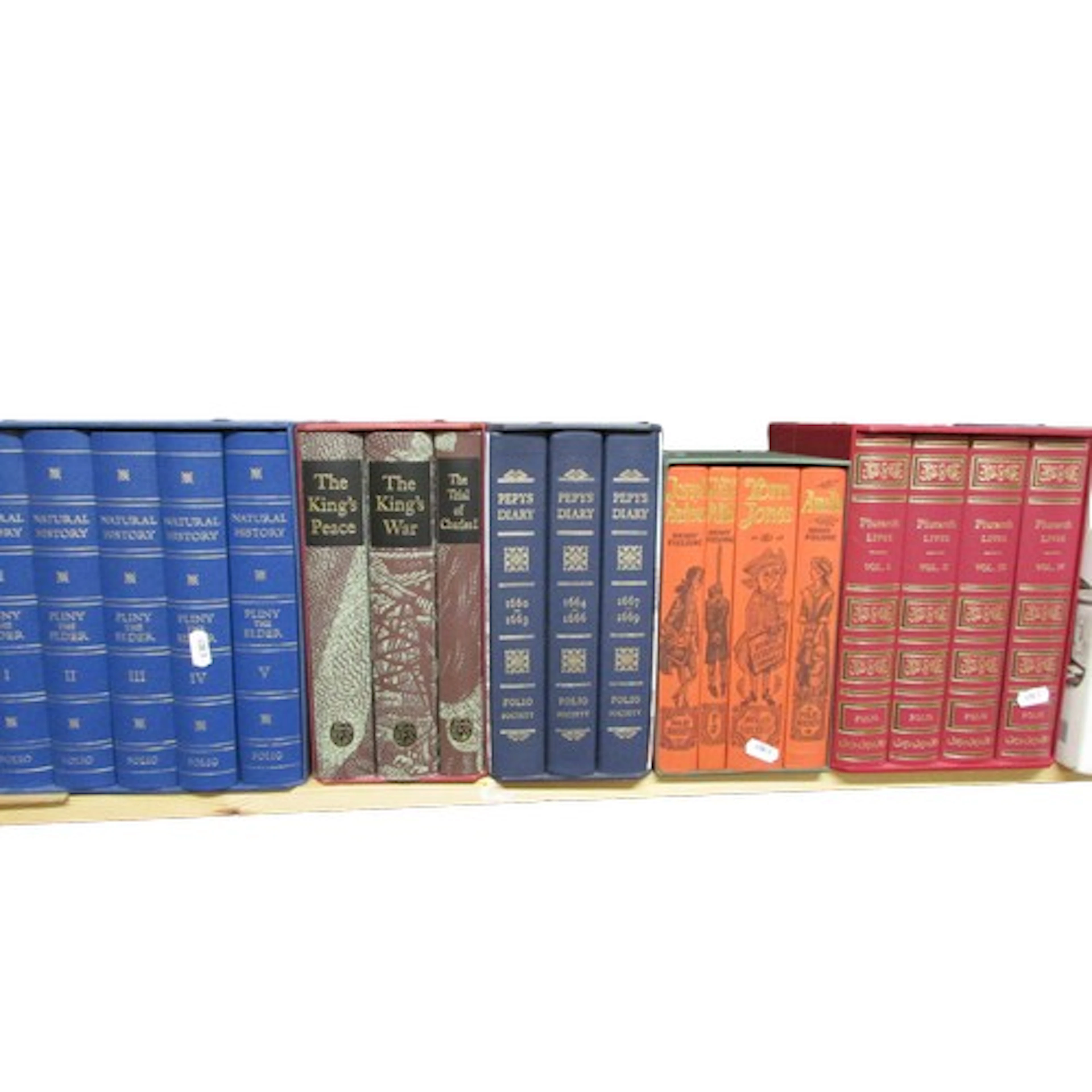 Folio Society - Natural History, Plutarch Lives, Pepes Diari...