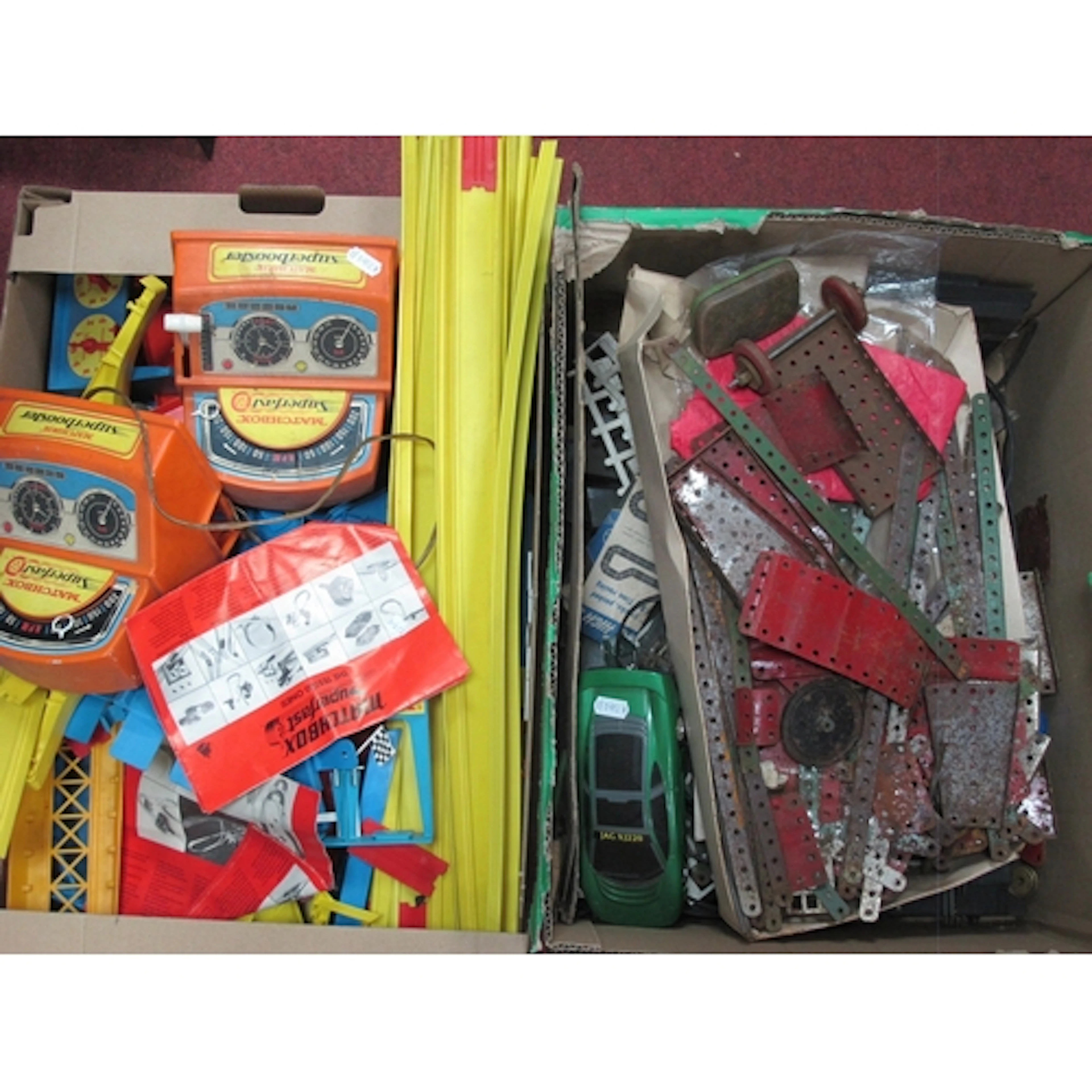 Vintage toys, including Matchbox Superfast units, track and ...