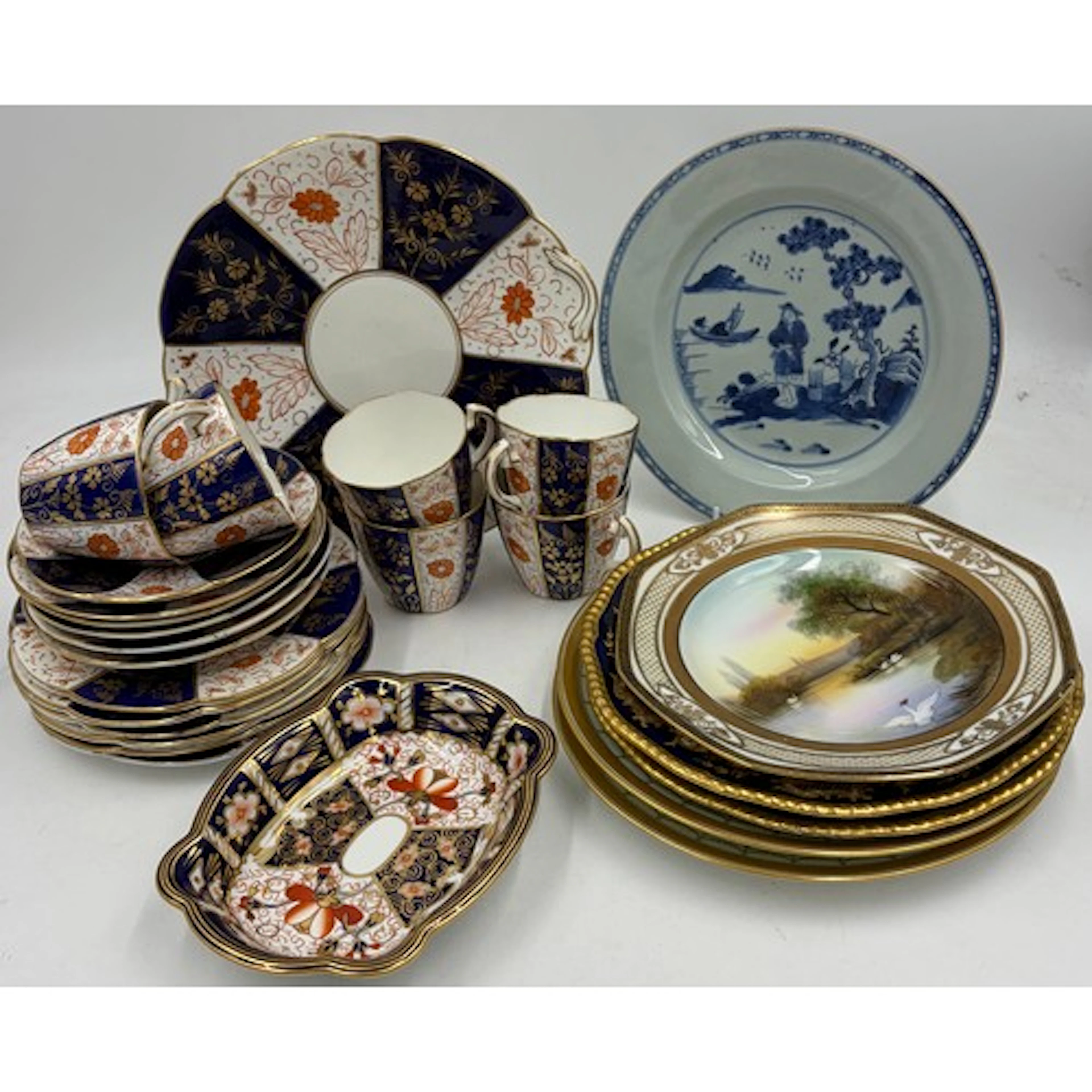 Collection of ceramics to include Imari pattern tea service ...