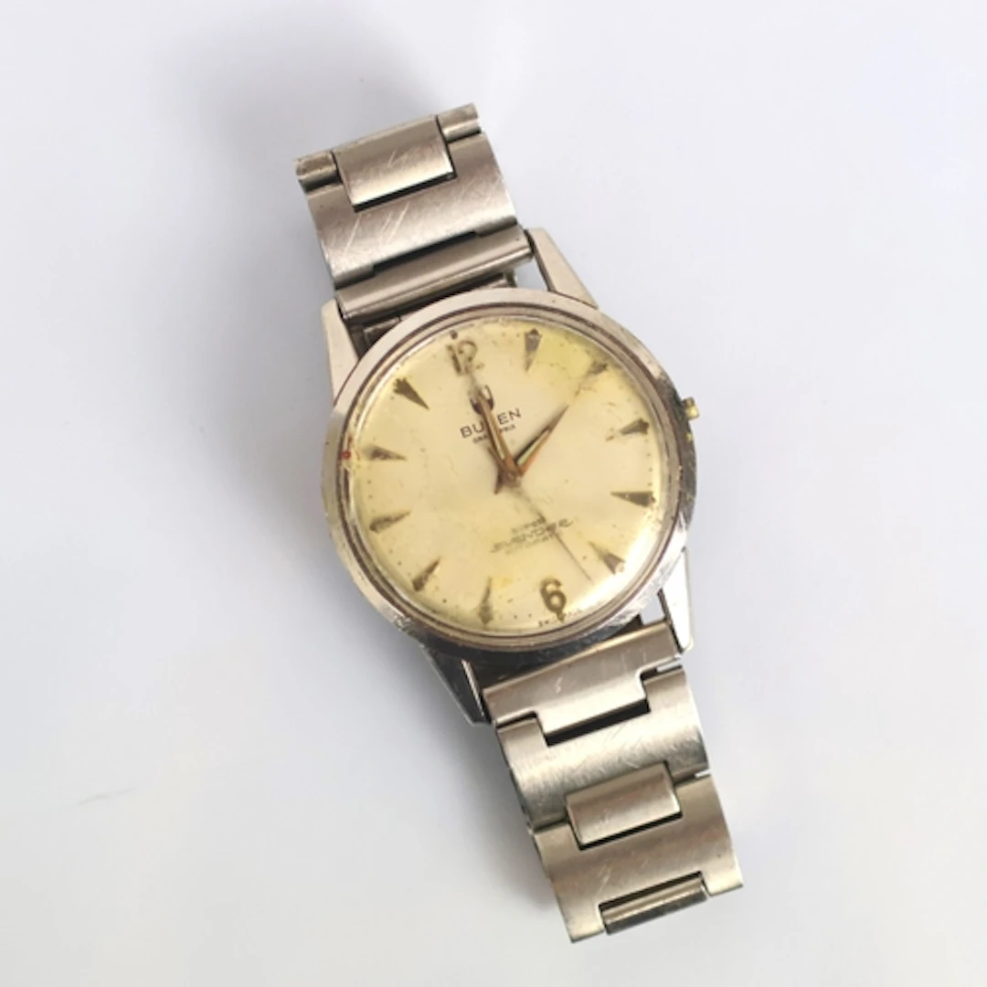 A mid 20th century Buren Grand Prix Super Slender wristwatch...