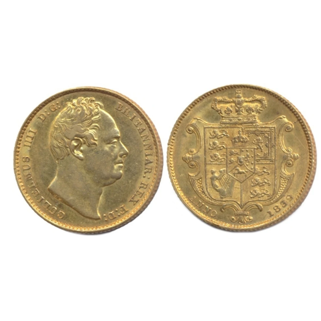Investment Gold Lot - Documents Required. 1832 sovereign 2nd...