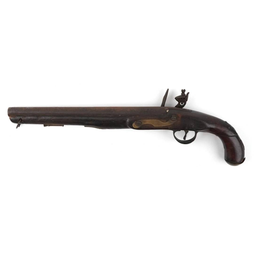 18th/19th century military interest flintlock pistol, the st...