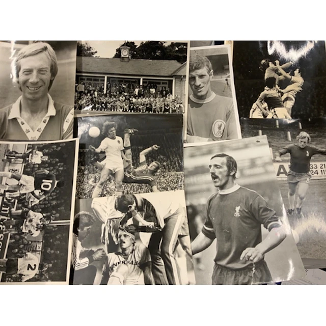 60s + 70s Football Press Photos: Black and white photos in v...