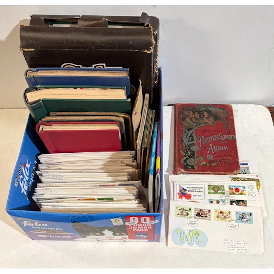 A large qty of stamps etc