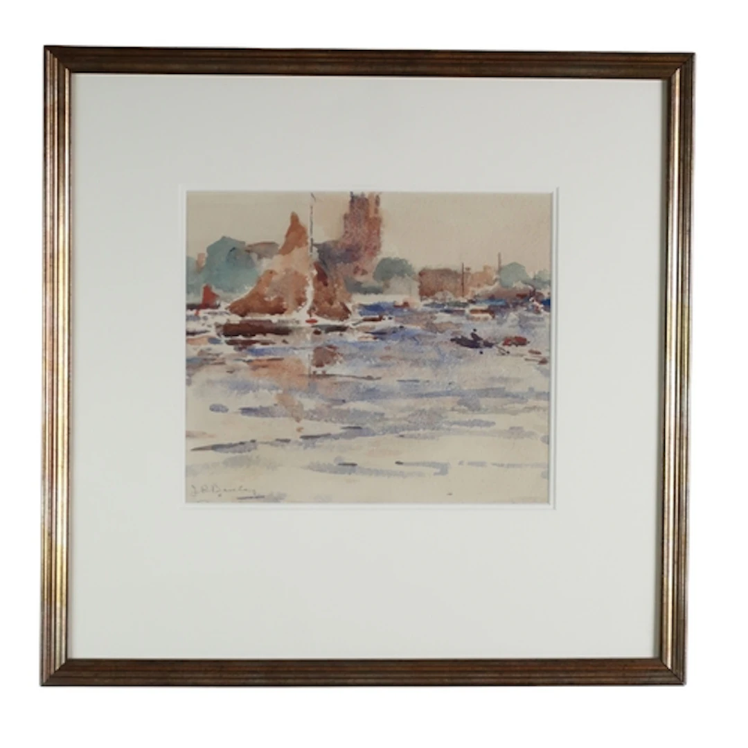 JOHN RANKINE BARCLAY (SCOTTISH 1884-1962) DUTCH LANDSC...