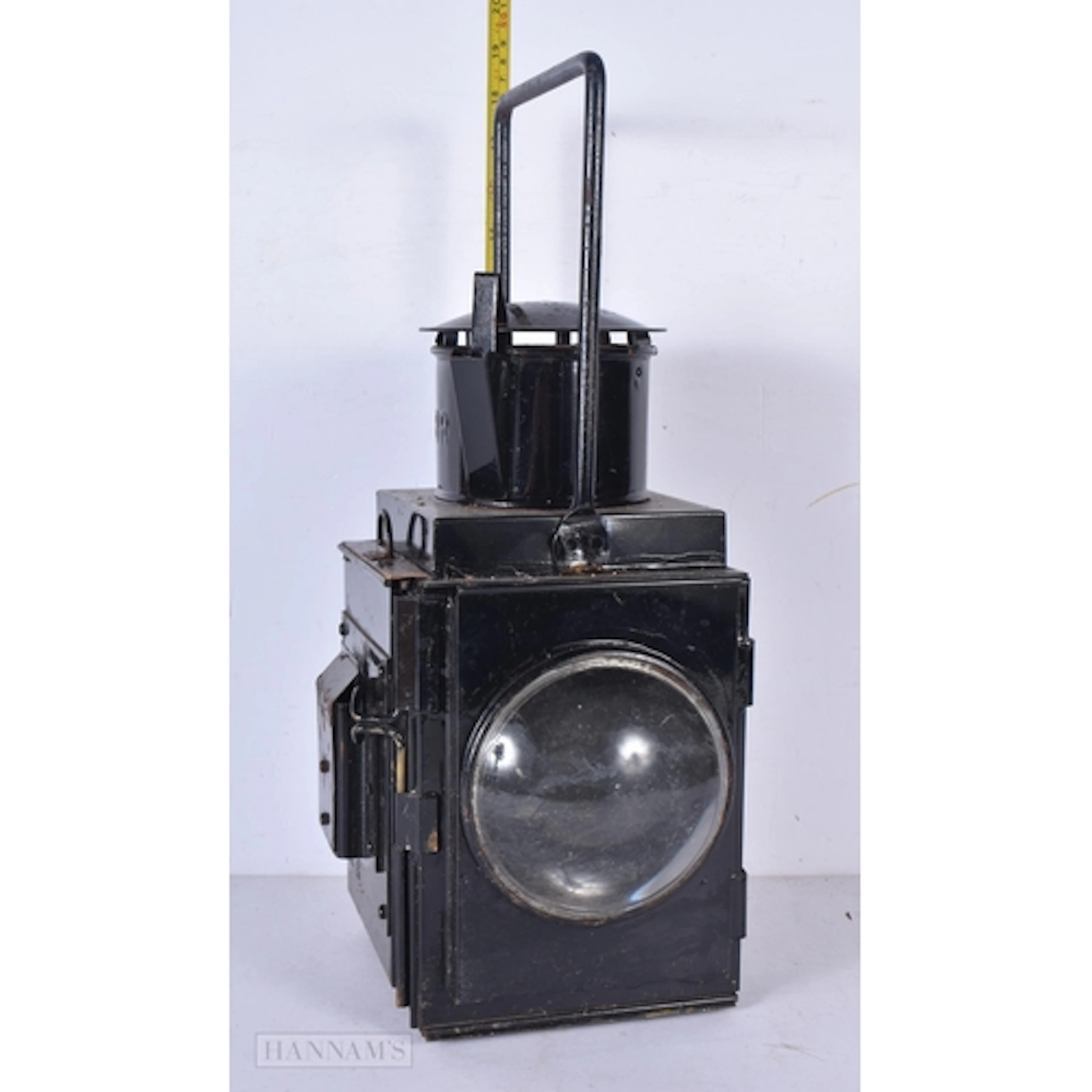 A vintage British Railways guards lamp 46cm