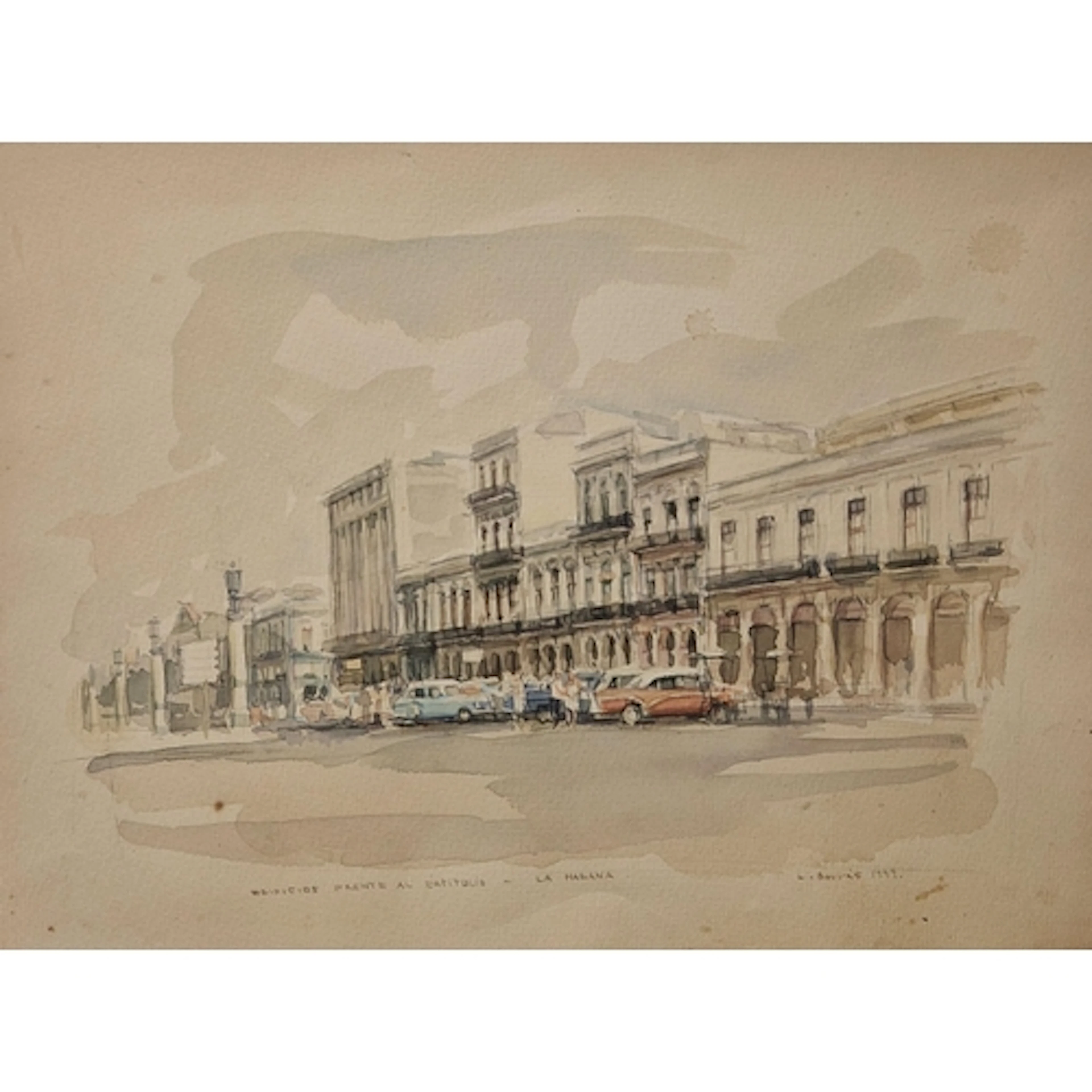 A Folio of assorted unframed watercolours, prints and reprod...