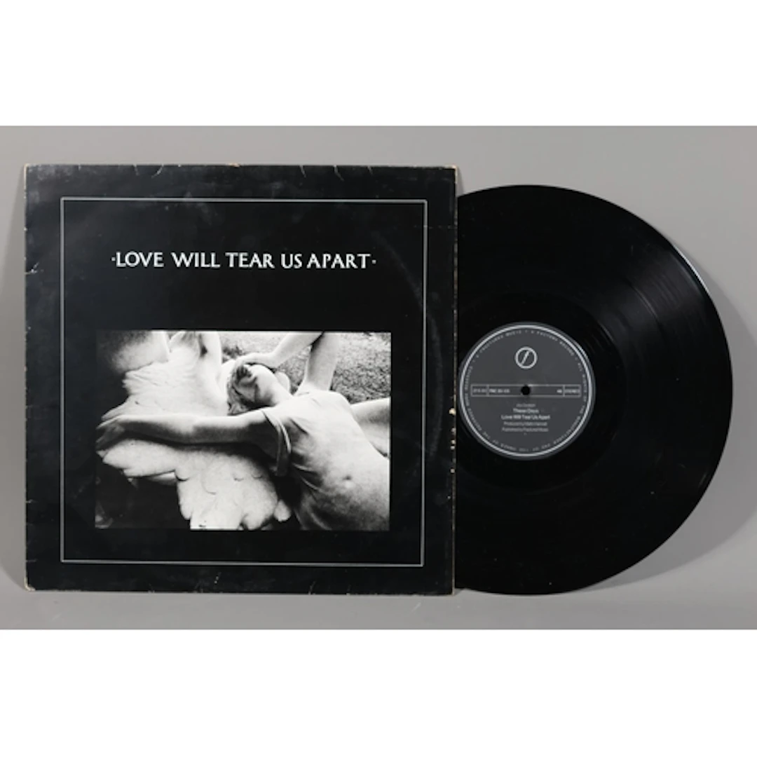 Joy Division Love Will Tear Us Apart on Factory Records, mat...