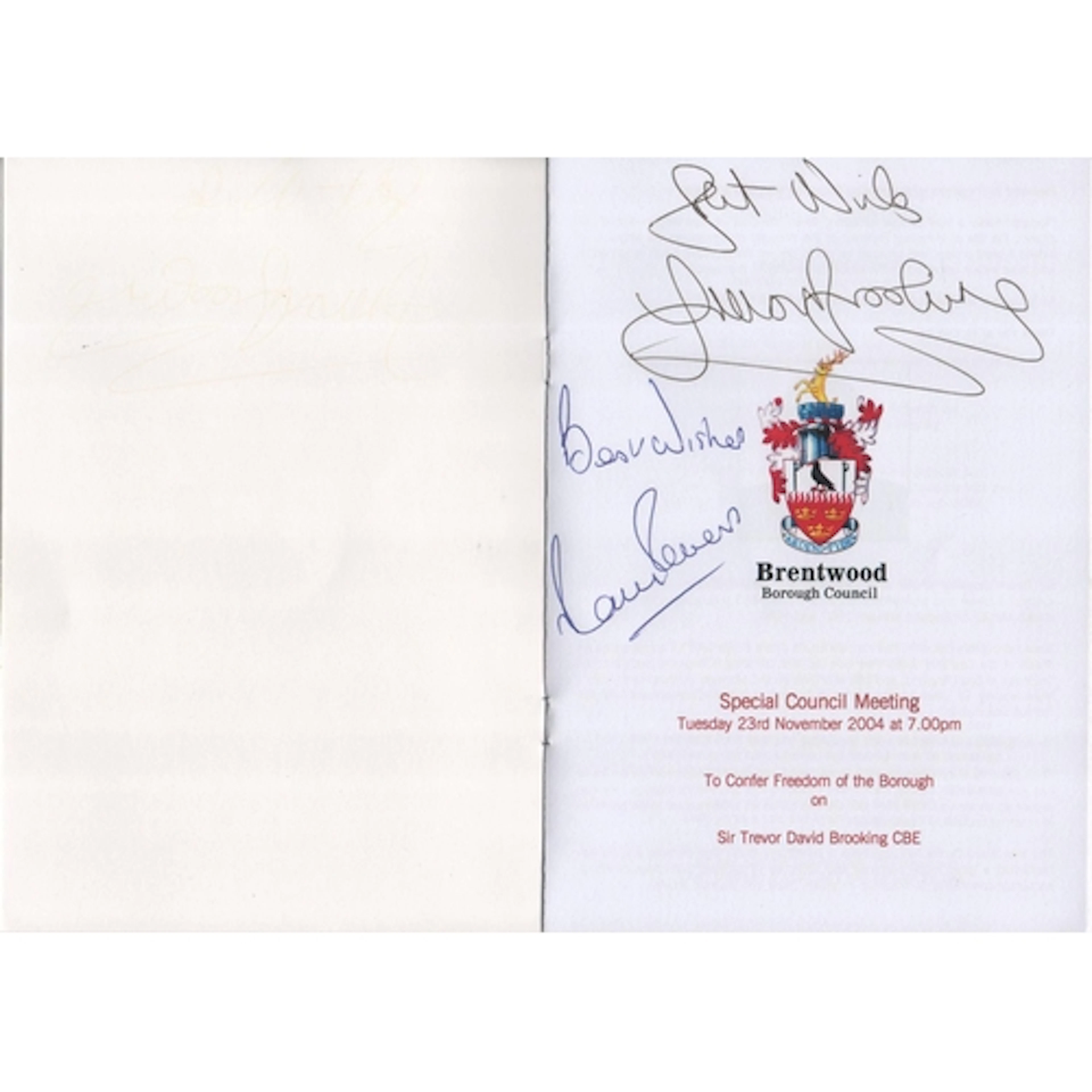 Trevor Brooking Football Memorabilia: From John Lyalls perso...
