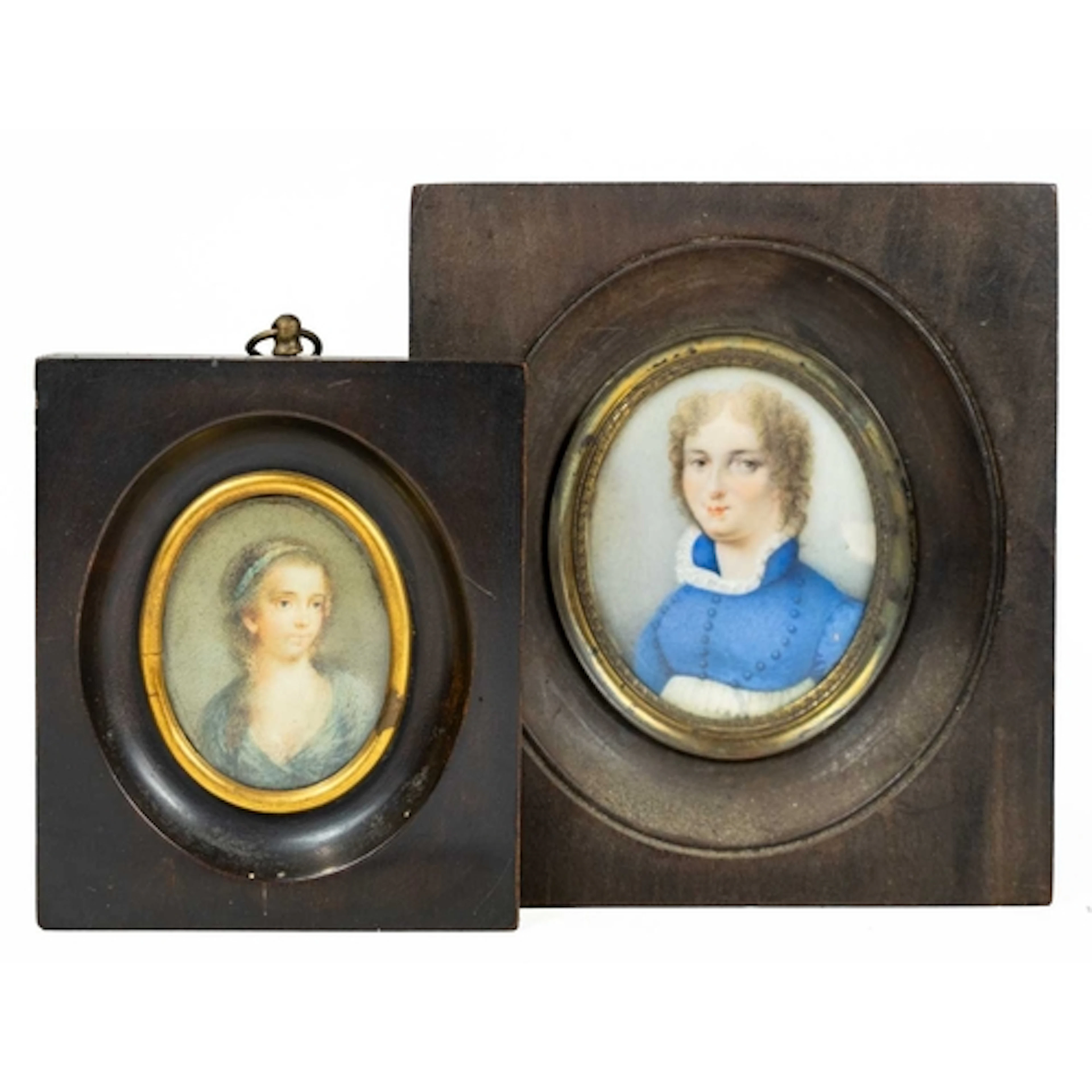 English School, early 19th century, a miniature portrait of ...