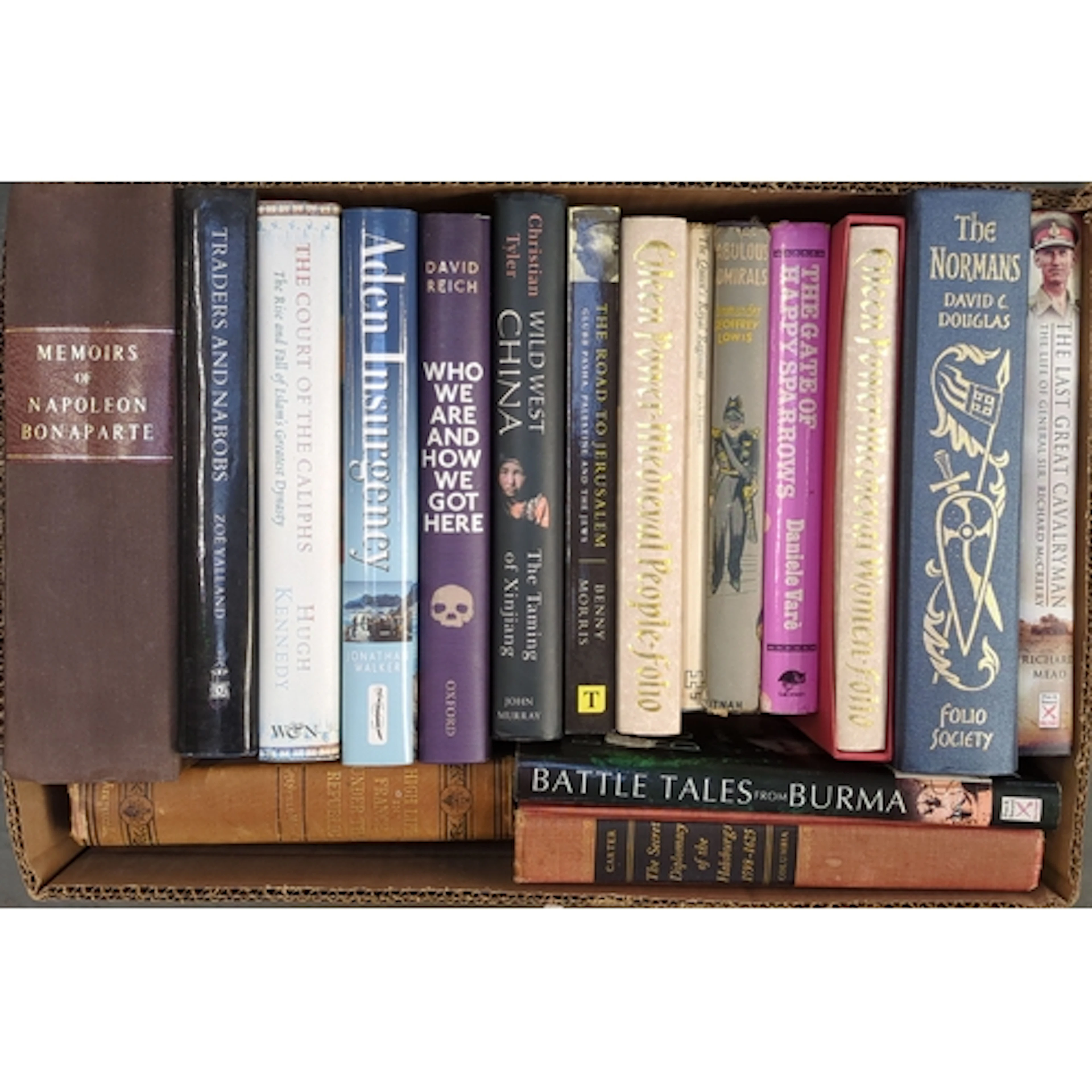 BOOKS, HISTORY. A miscellany to inc. military history; three...