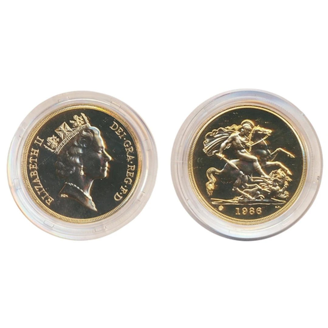 Investment Gold Lot - Documents Required. 1986 uncirculated ...