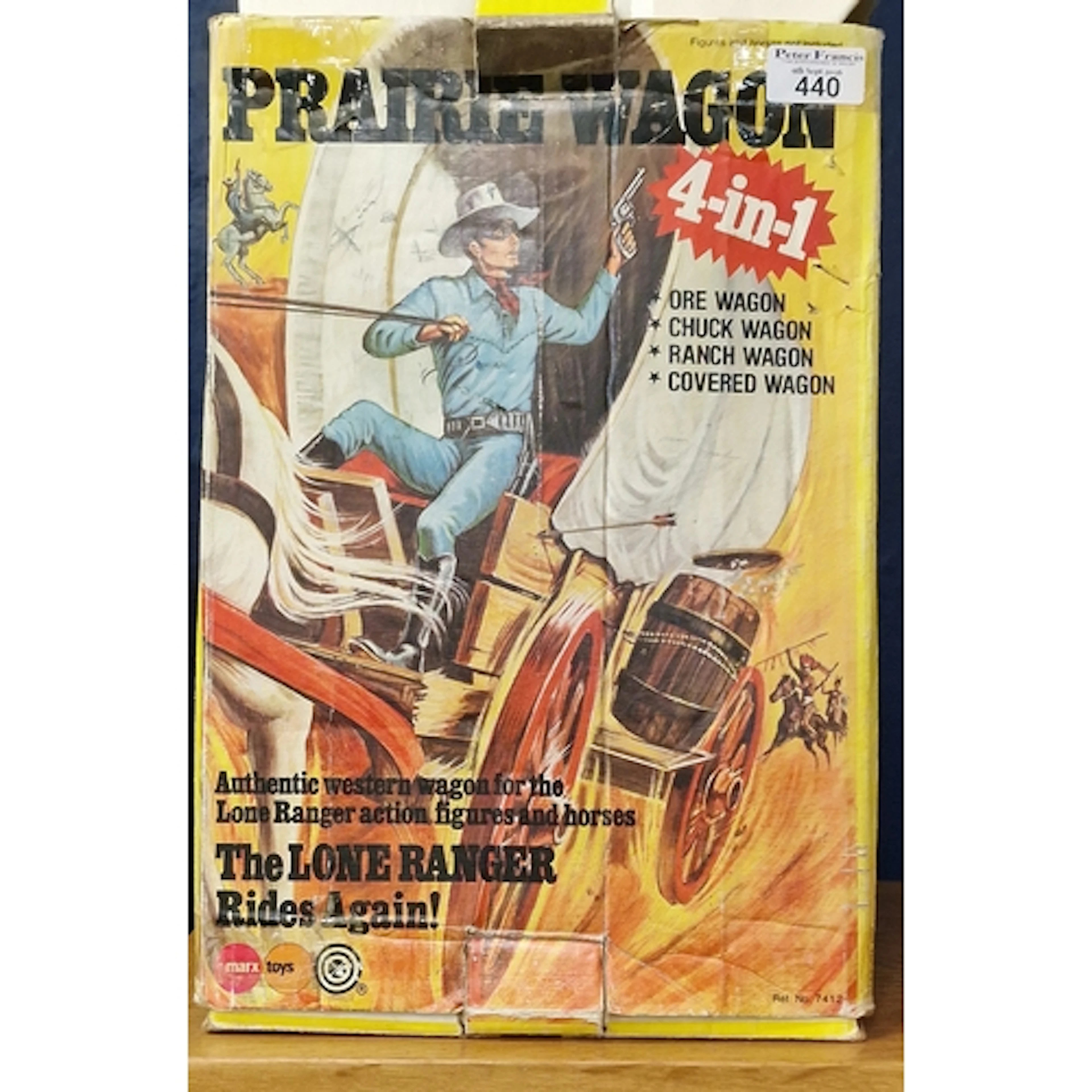 Marx Toys, Prairie Wagon 4-In-One The Lone Ranger Rides Agai...