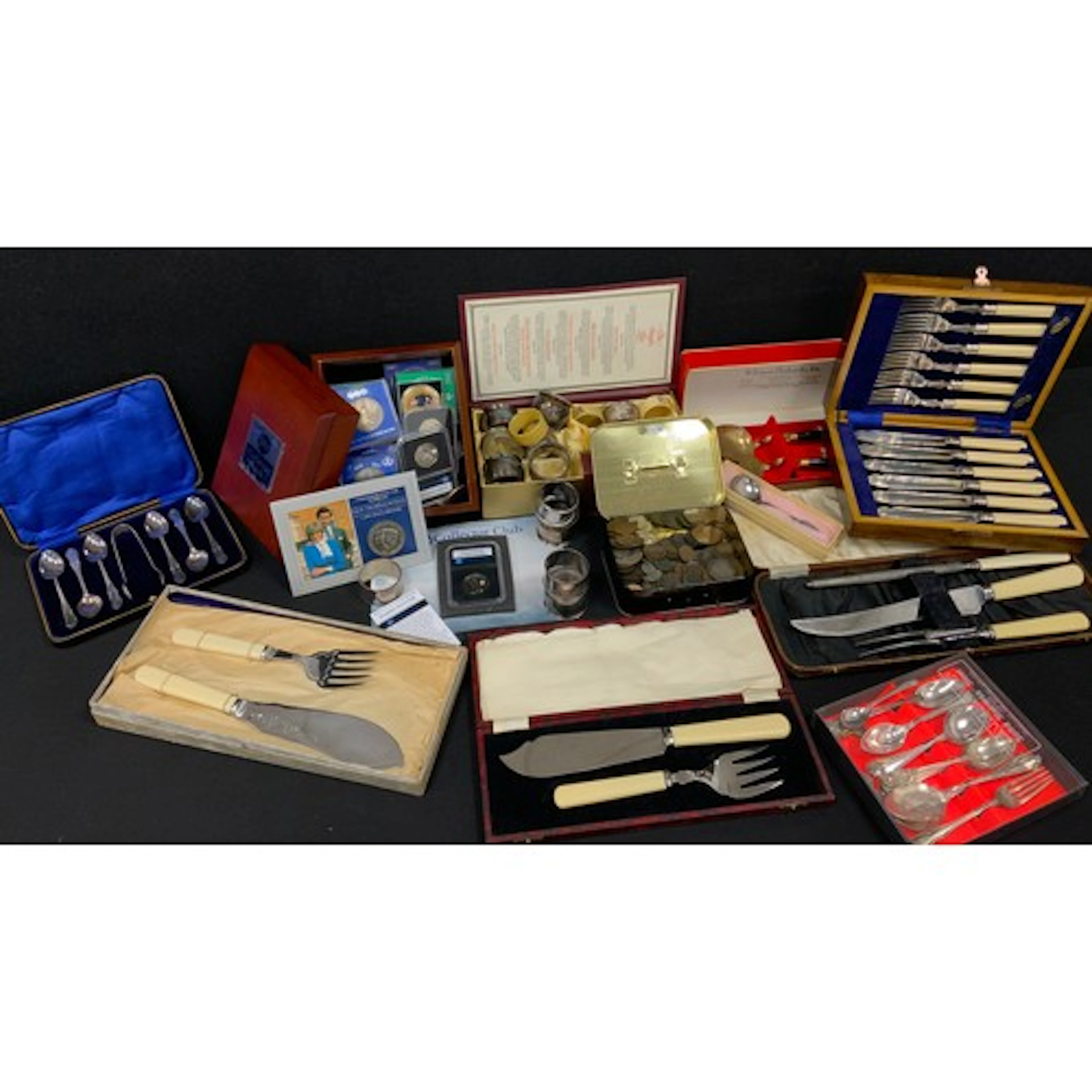 Numismatics and plated - 20th century and later commemorativ...