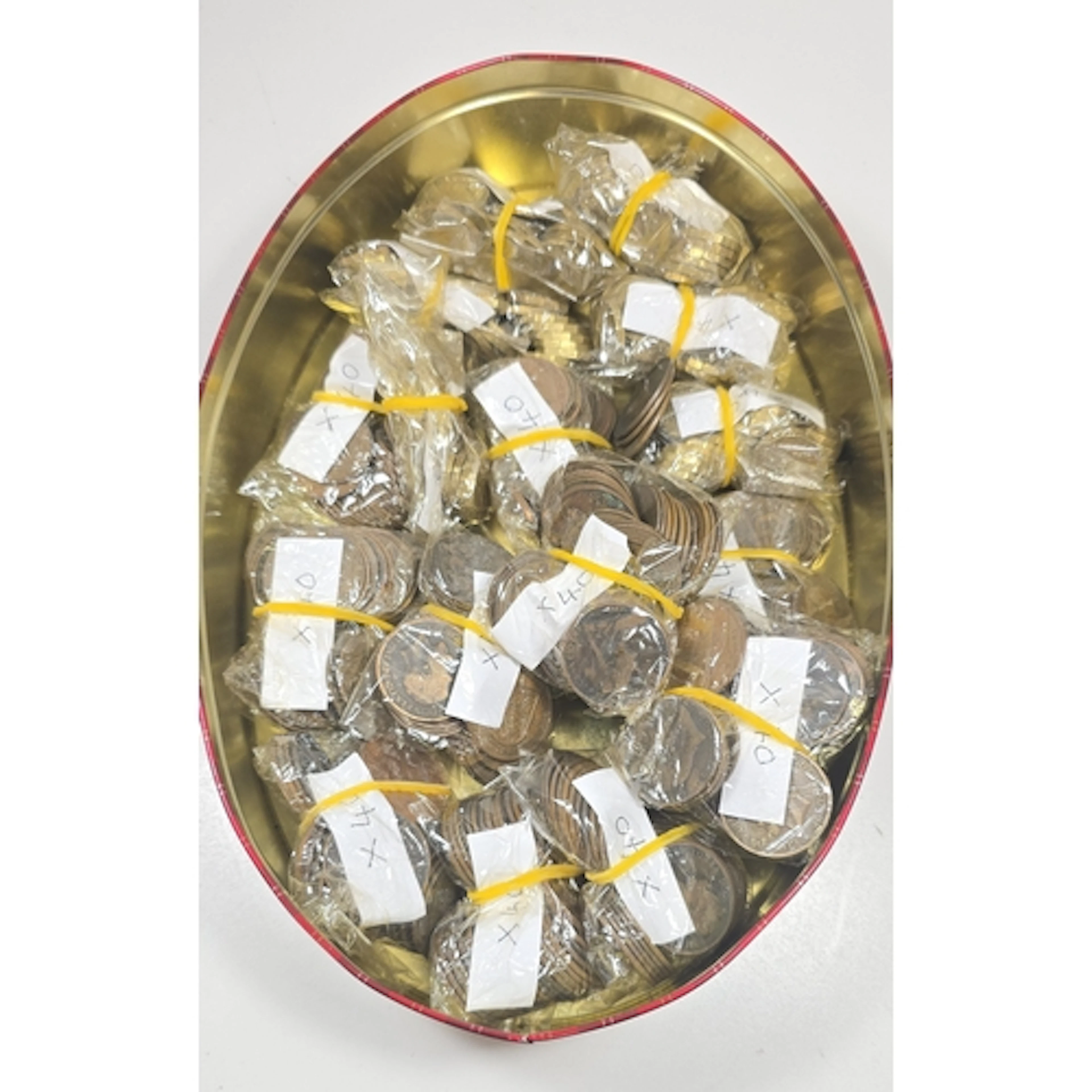 Approx. 5kgs weight of pre-decimal coinage, comprising appro...
