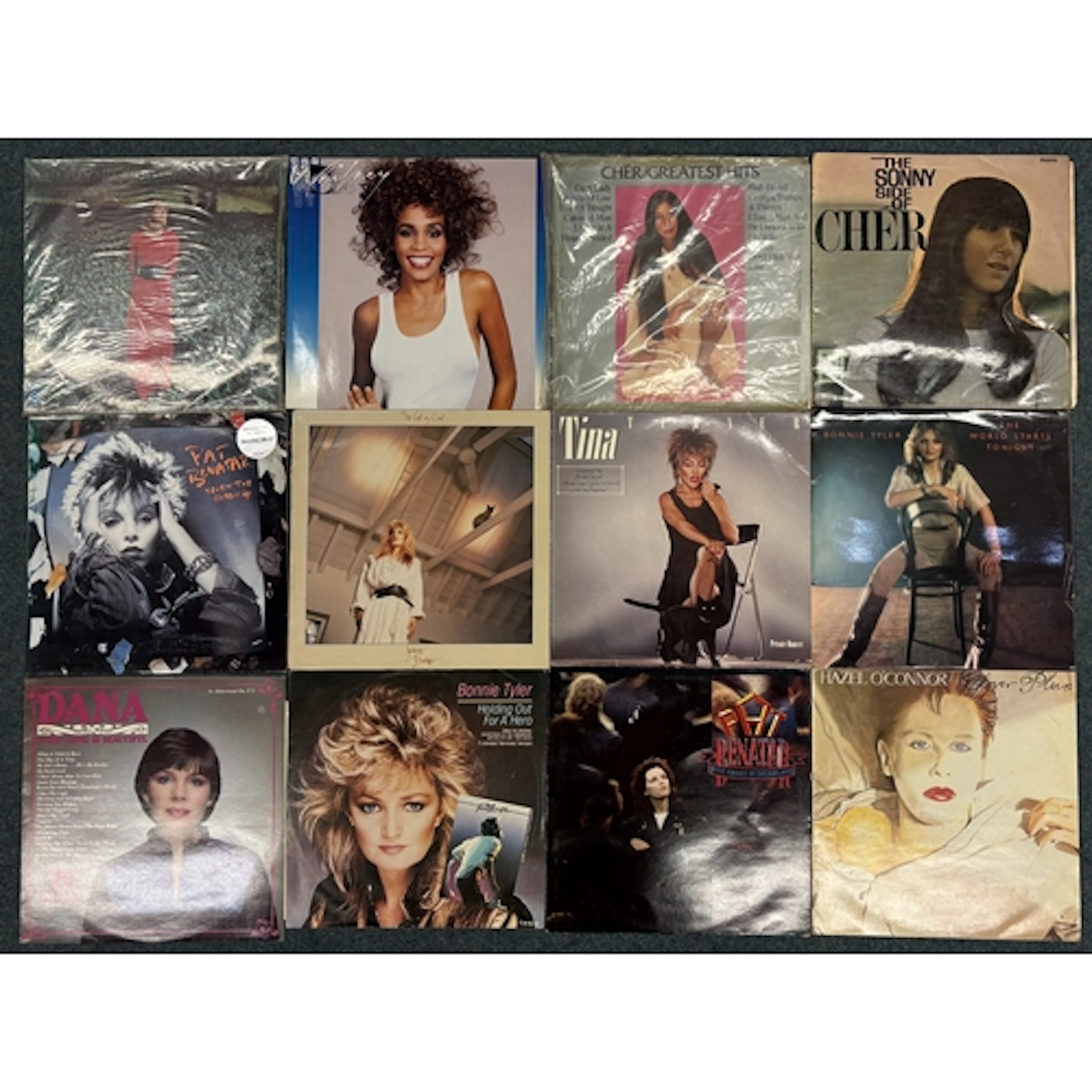 12 x LP vinyl records - To include 1970s and 1980s Pop and R...