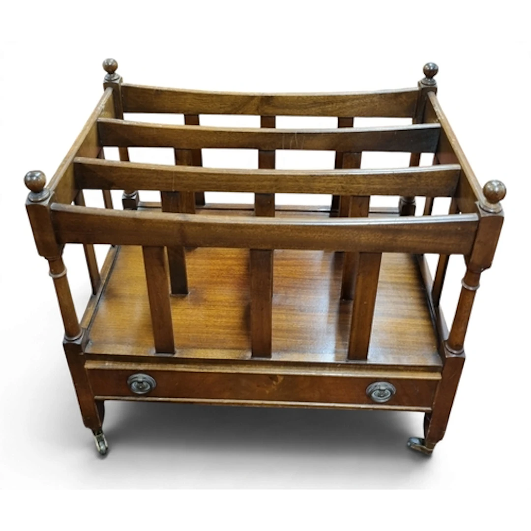 A good late 19th early 20th Century Mahogany Canterbury. W ...