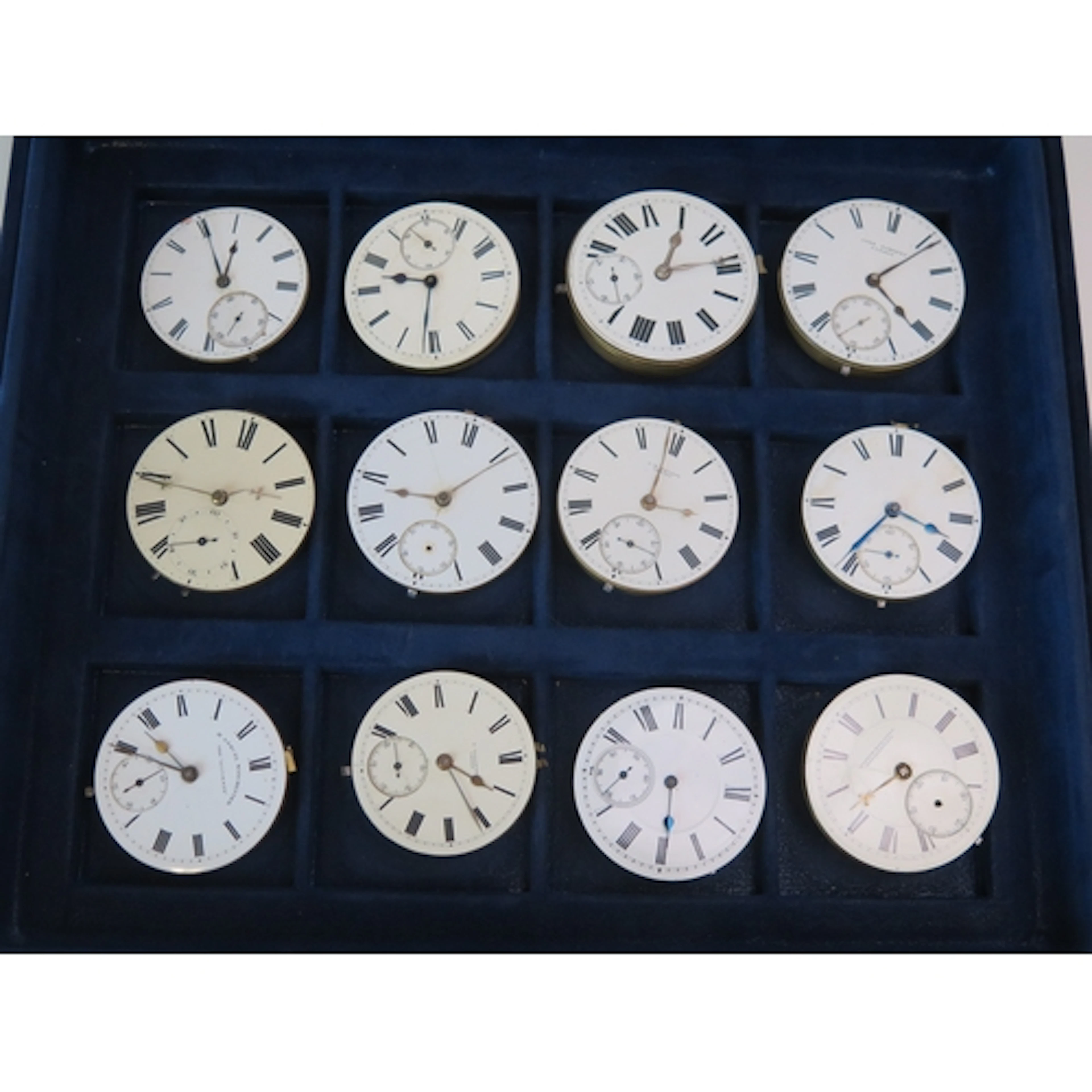 Twelve pocket watch movements including John Forrest of Lond...