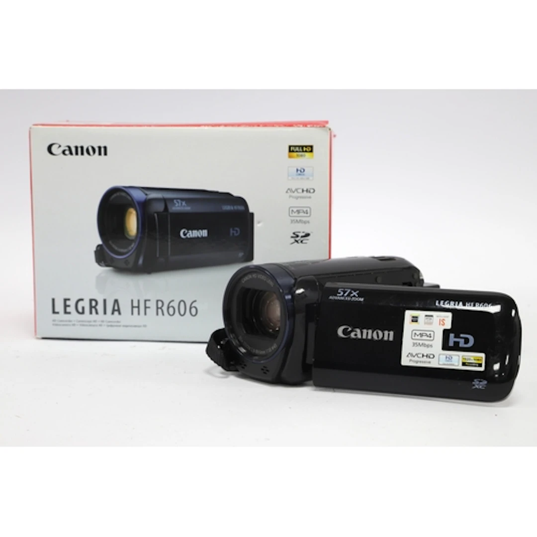 Canon Legria HF R606 Digital Camcorder, black, boxed, Untest...