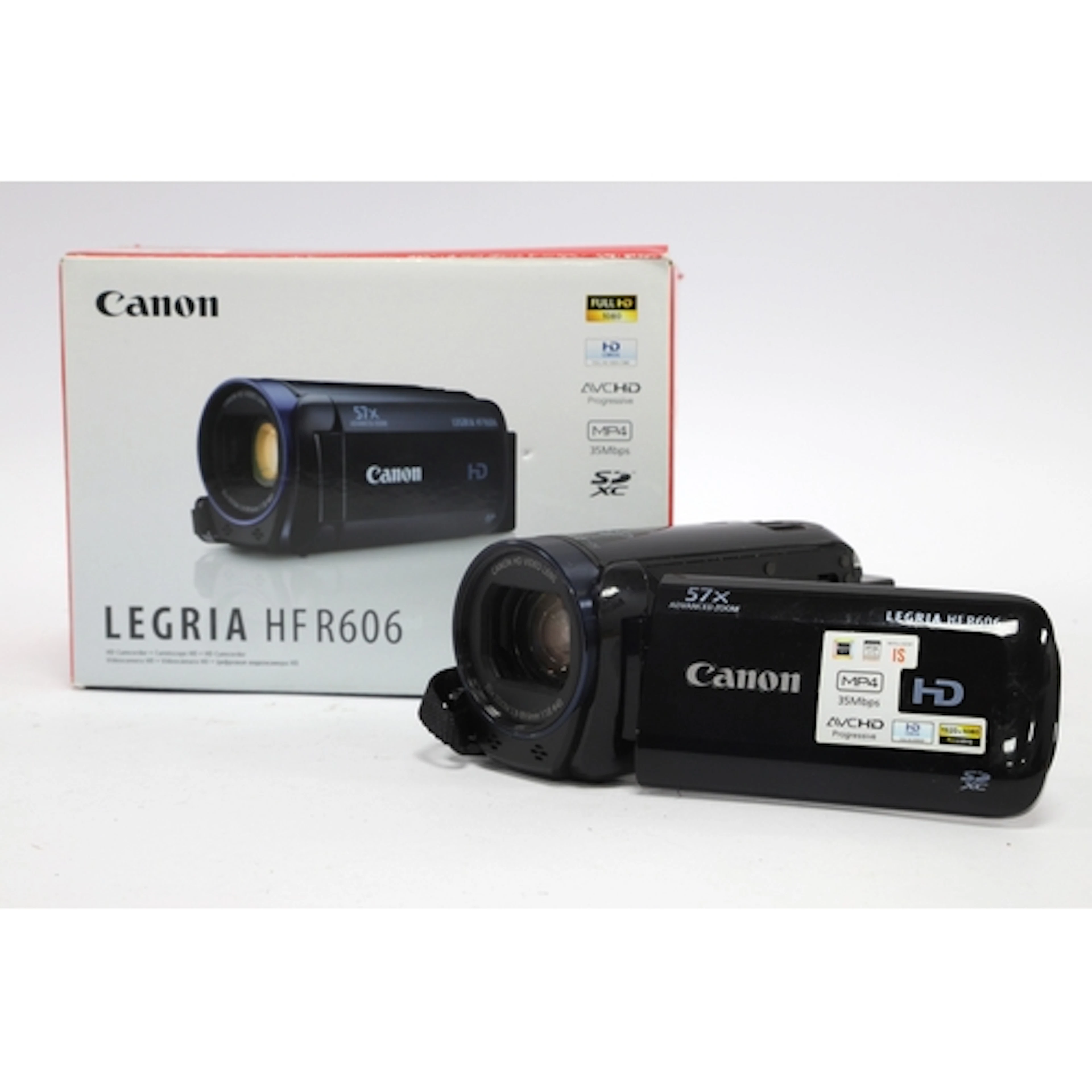 Canon Legria HF R606 Digital Camcorder, black, boxed, Untest...