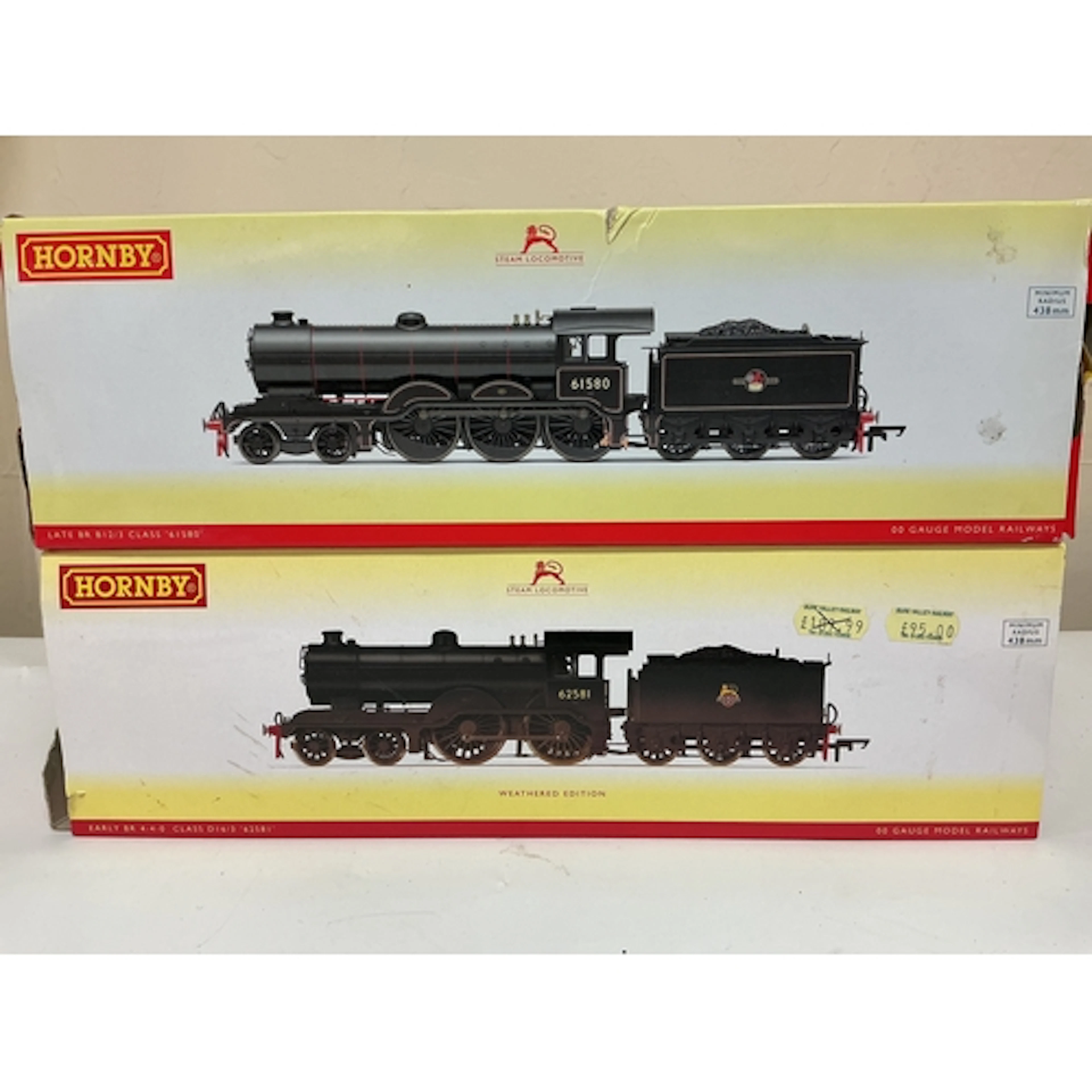 2 X Boxed Hornby 00 Gauge Locomotives, A Late BR B12/3 Class...