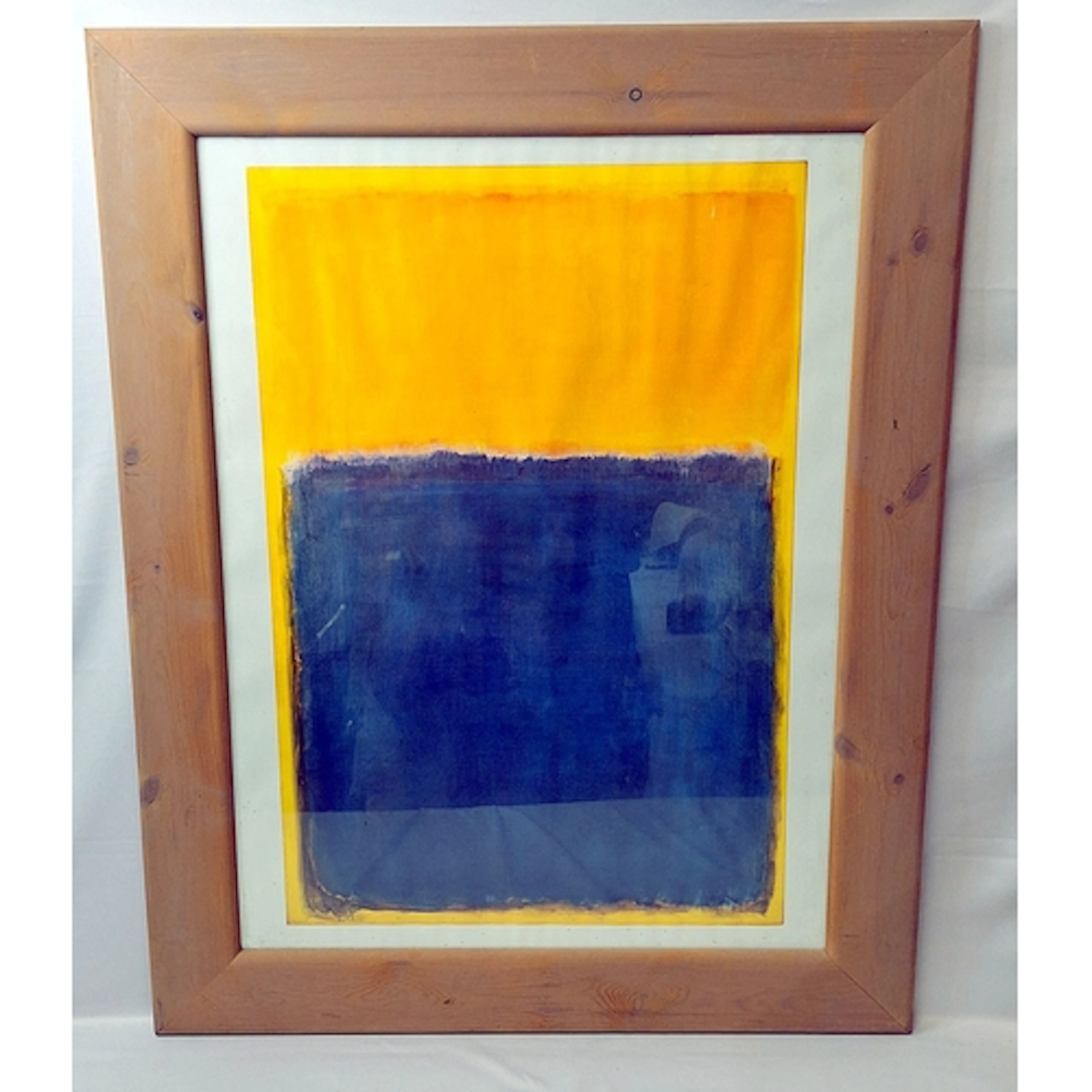 F/g Print, after an original by Mark Rothko approx. 76cm W x...