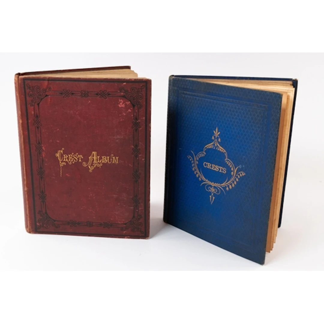 Social History: a Victorian 'Crest Album', near complete wit...