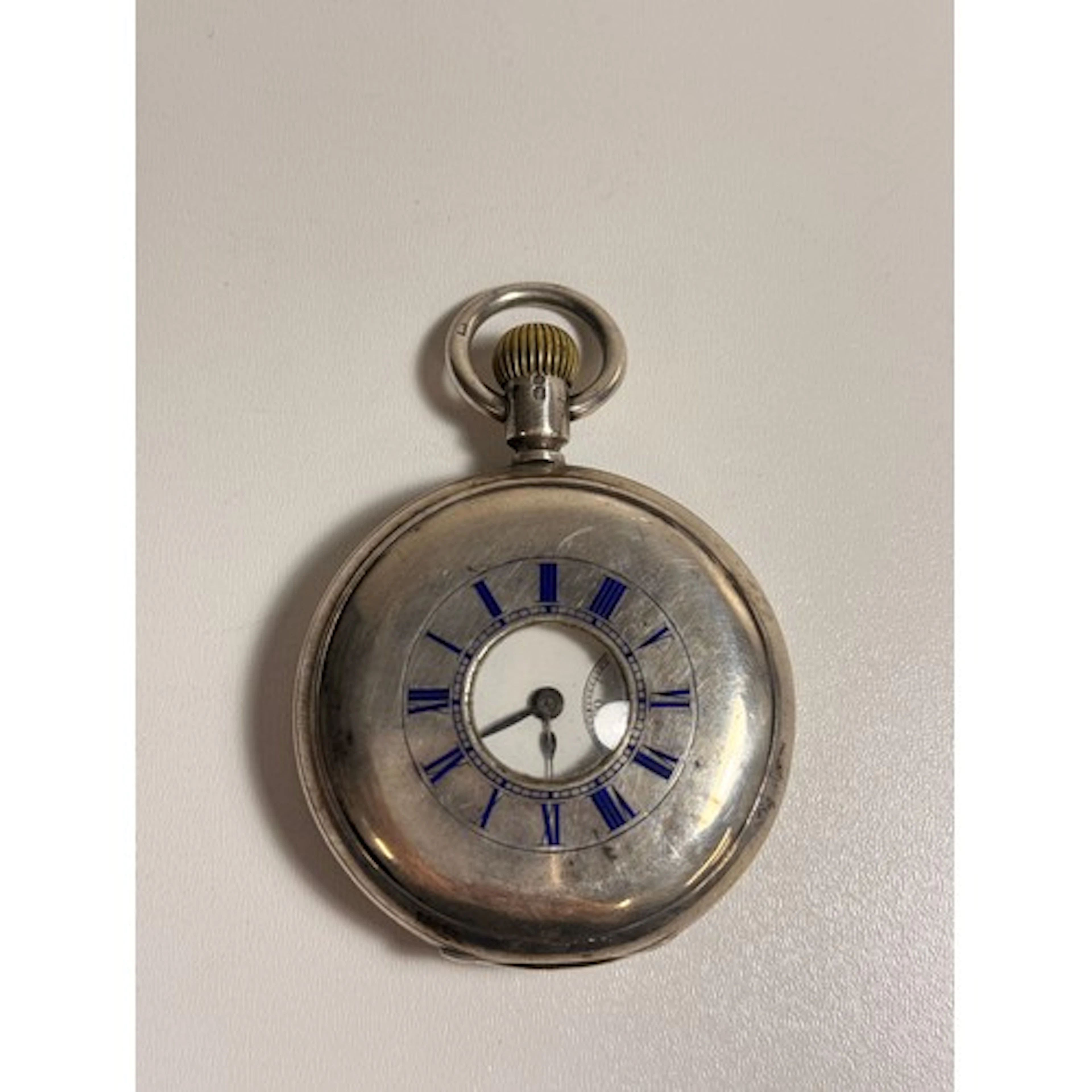 A presentation Half-Hunter silver pocket watch by Barry &amp...