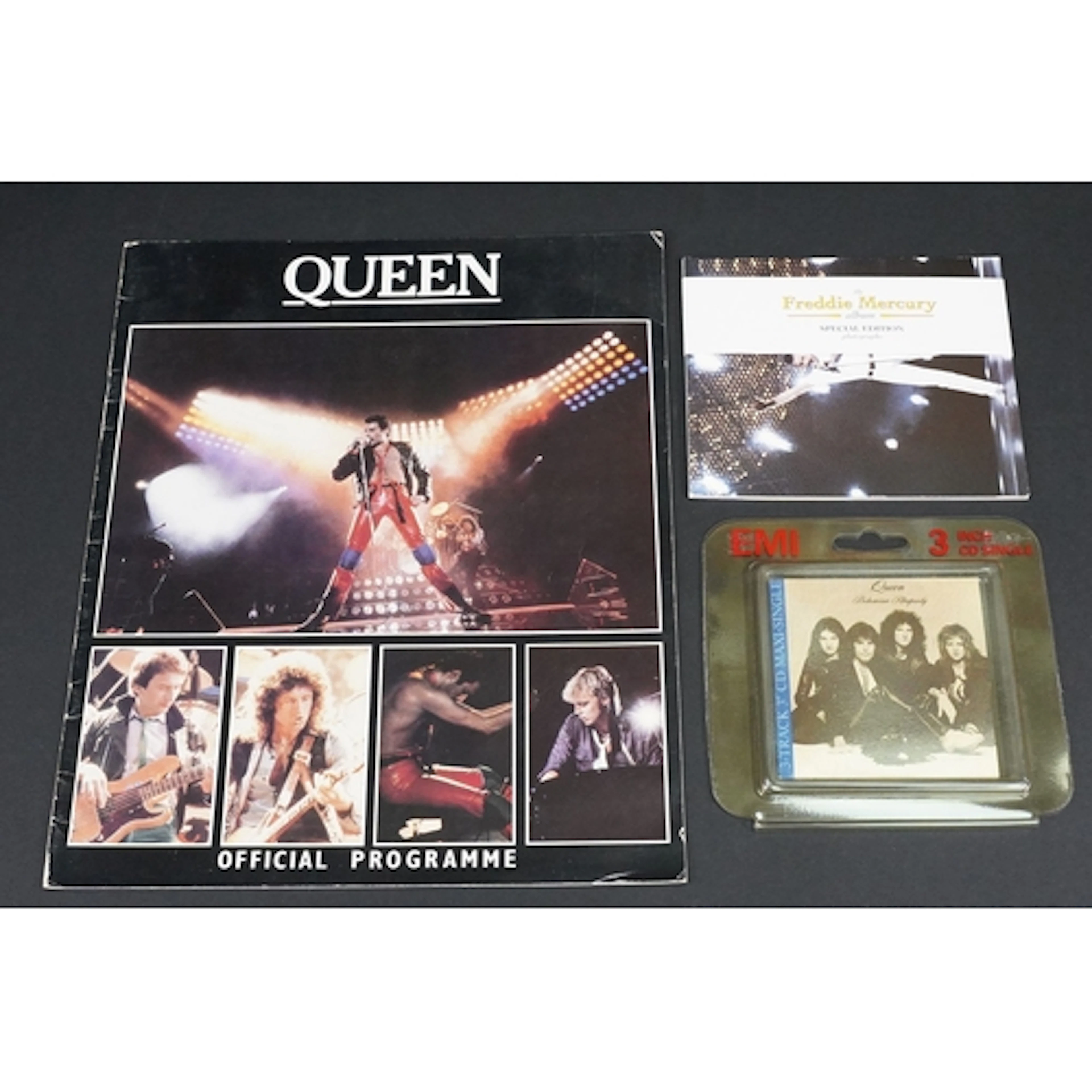 Memorabilia / CD - 3 Queen items to include: Bohemian Rhapso...