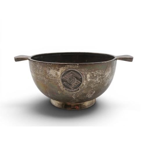 A silver quaich, by William Adams, Birmingham 1932, in...
