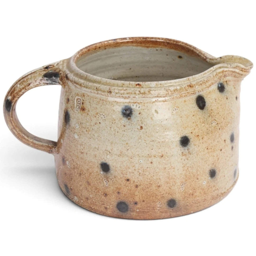 IRIS SCHONE (b.1971), a large stoneware studio pottery saltg...