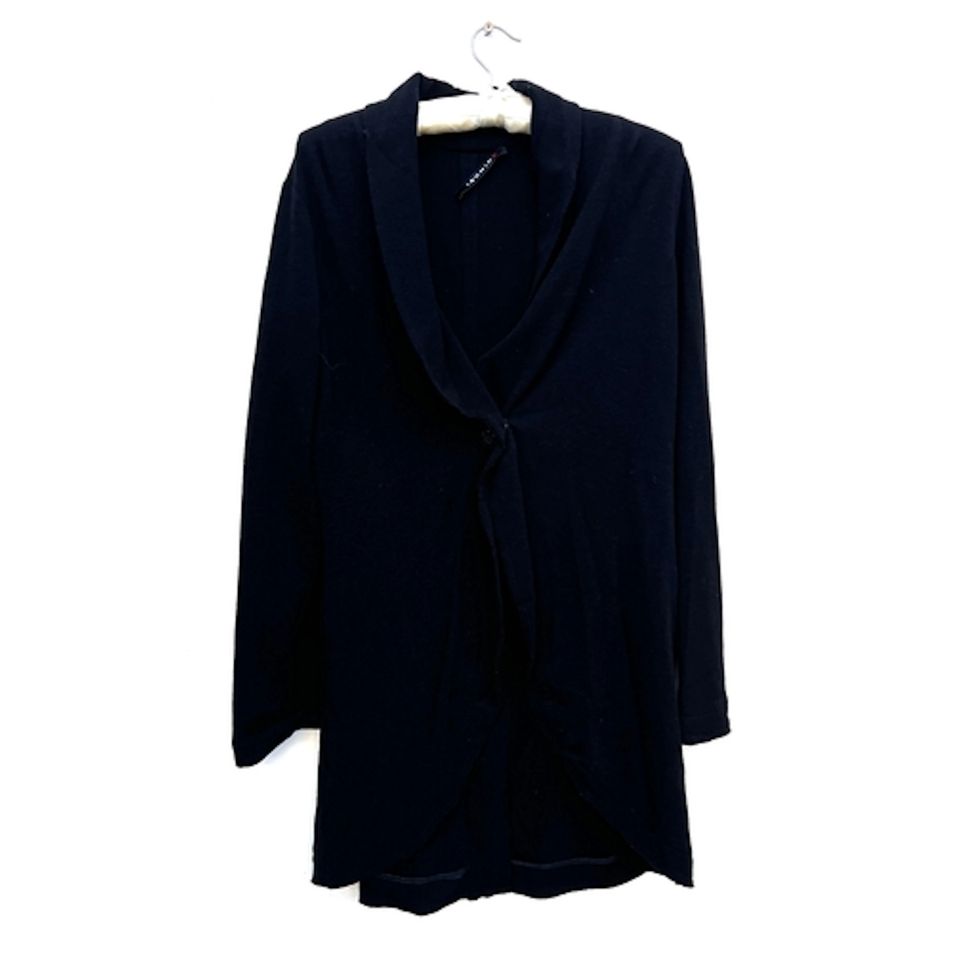 An Ishchiko black wool cardigan, size 12