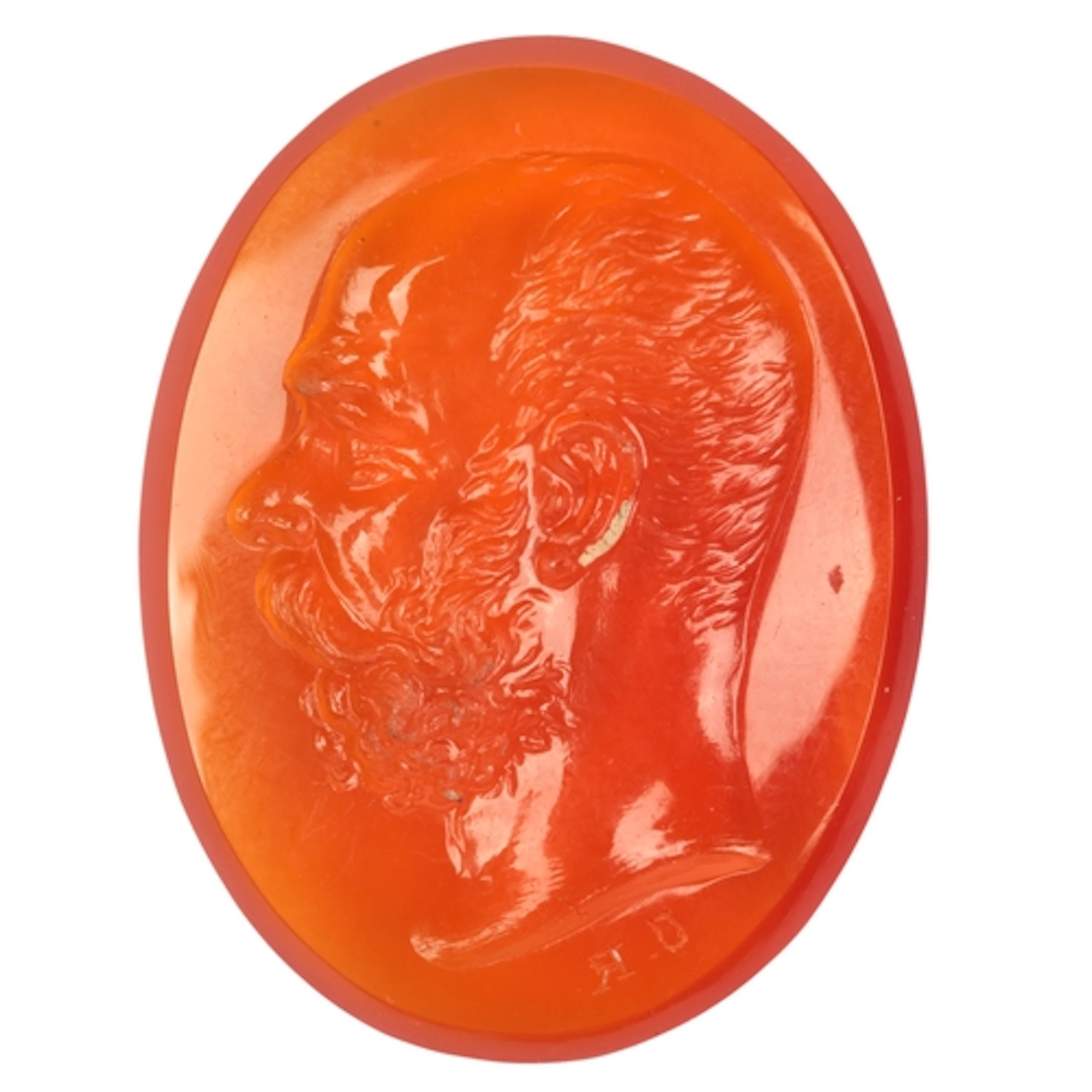 A superb carnelian intaglio, late 18th/early 19th century, o...