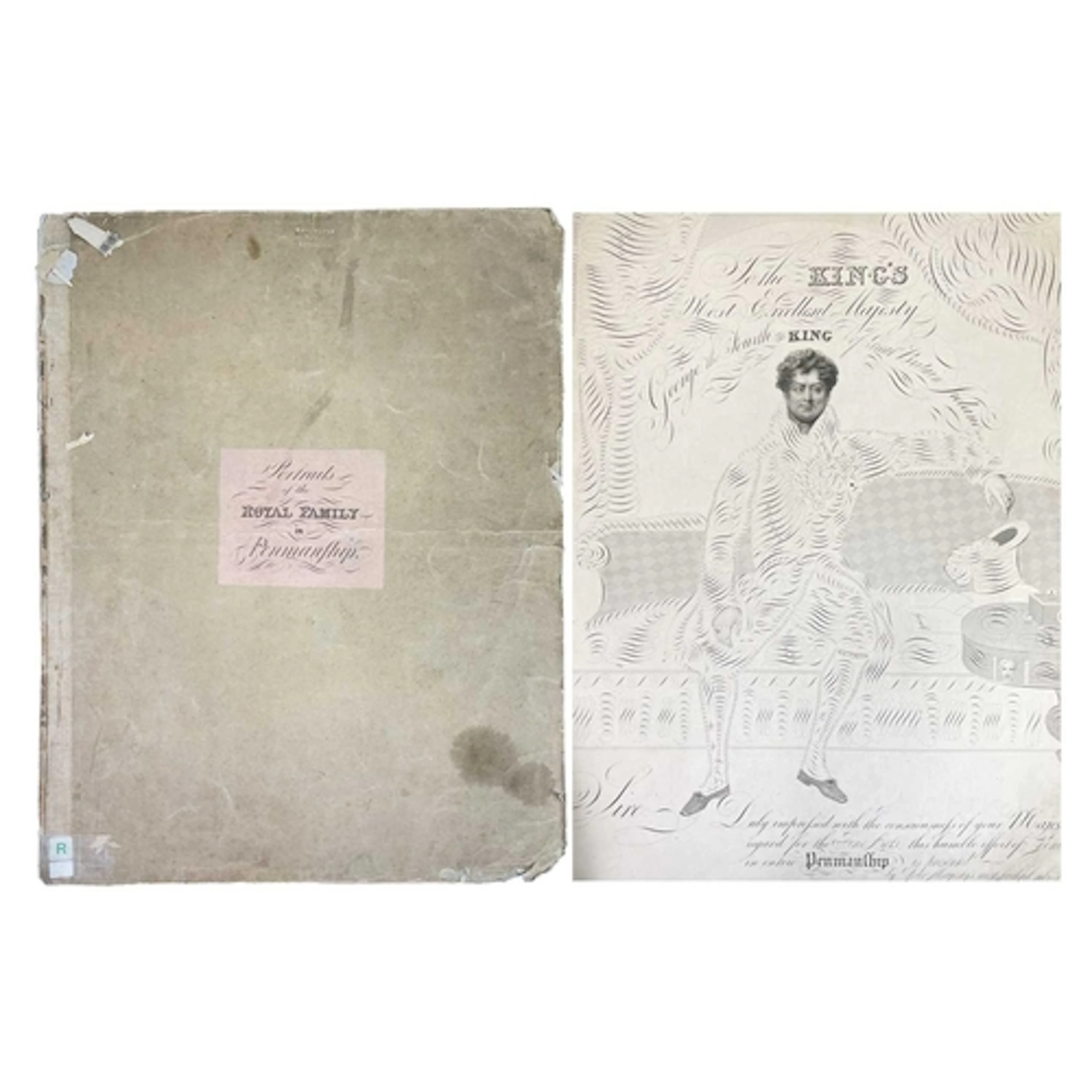 (Ornamental Penmanship) Two works J. D. Devins. 'Original Pe...