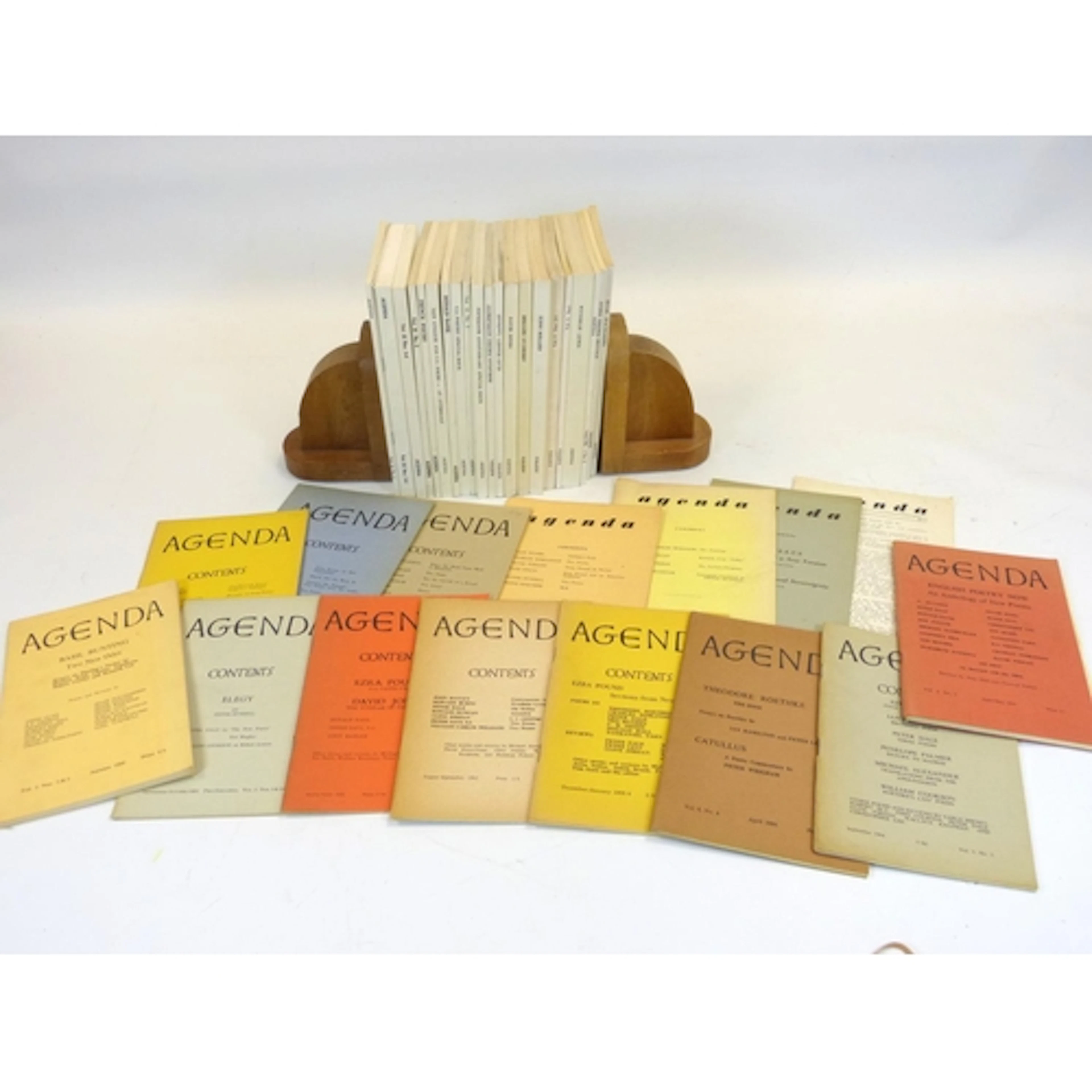 Agenda. 37 various issues of this poetry periodical. Mainly...
