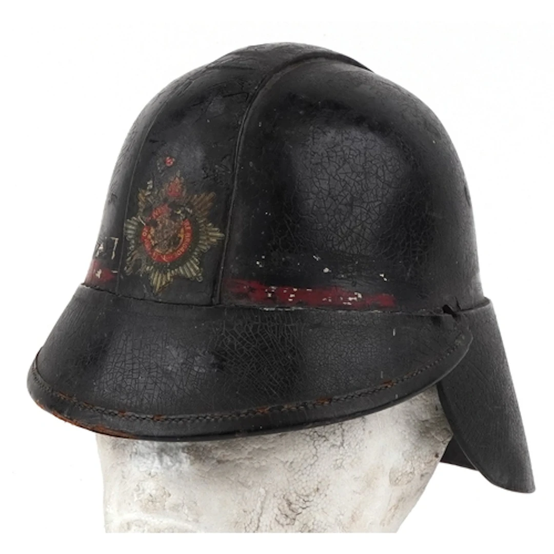 Vintage British military aviation firemen's helmet by J Hend...