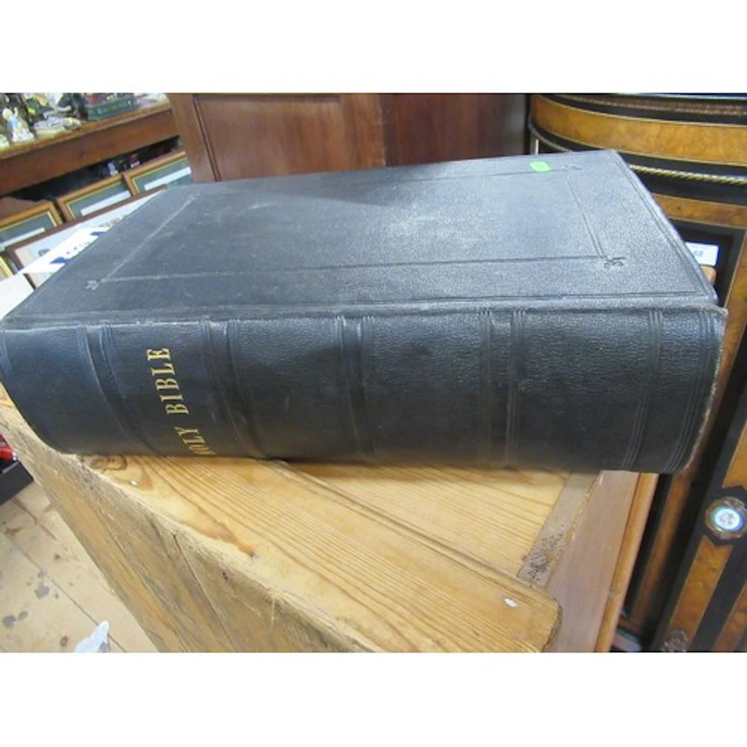 A 19th century Bible dated 1812