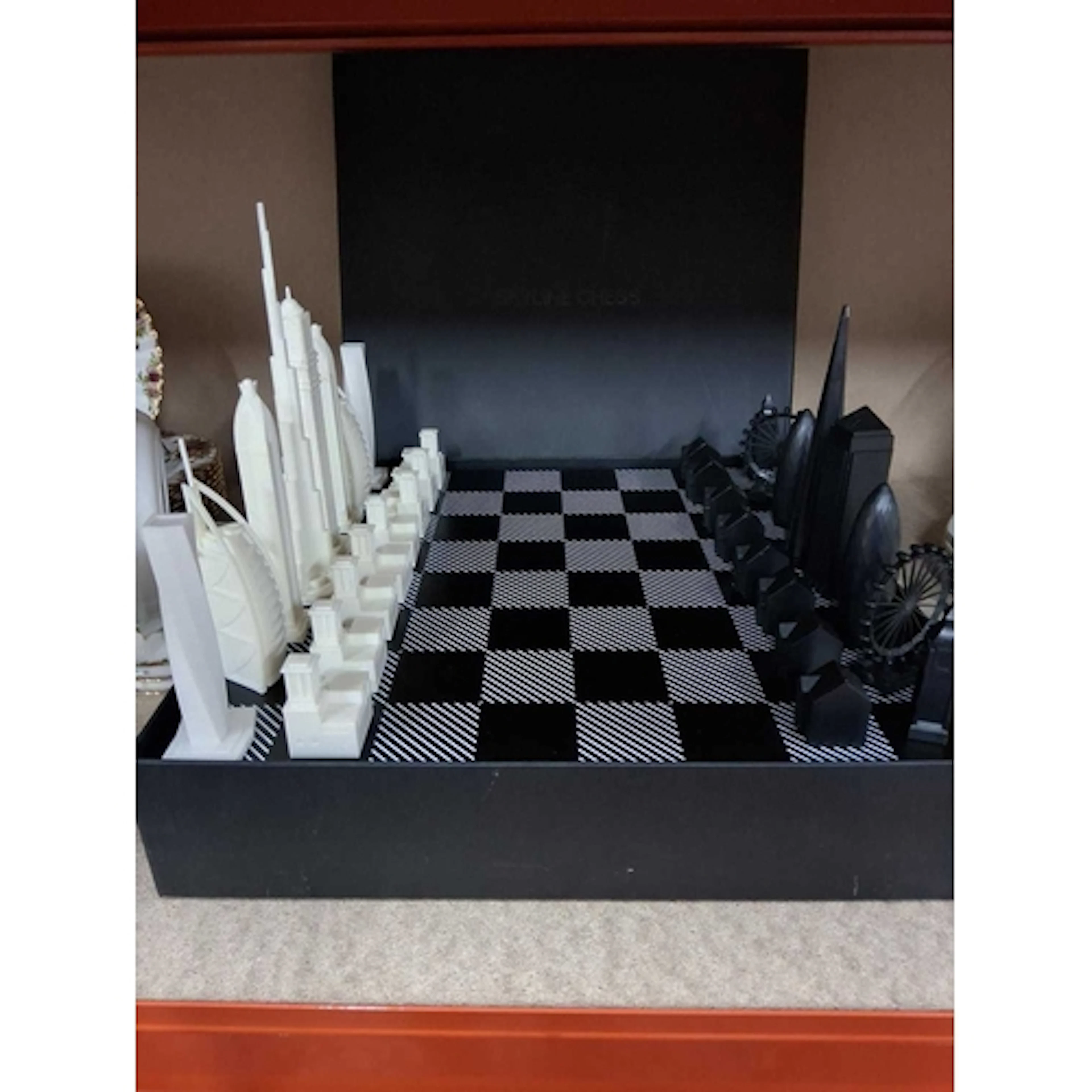 SKYLINE CHESS ACRYLIC 'DUBAI Vs LONDON' SPECIAL EDITION CHES...