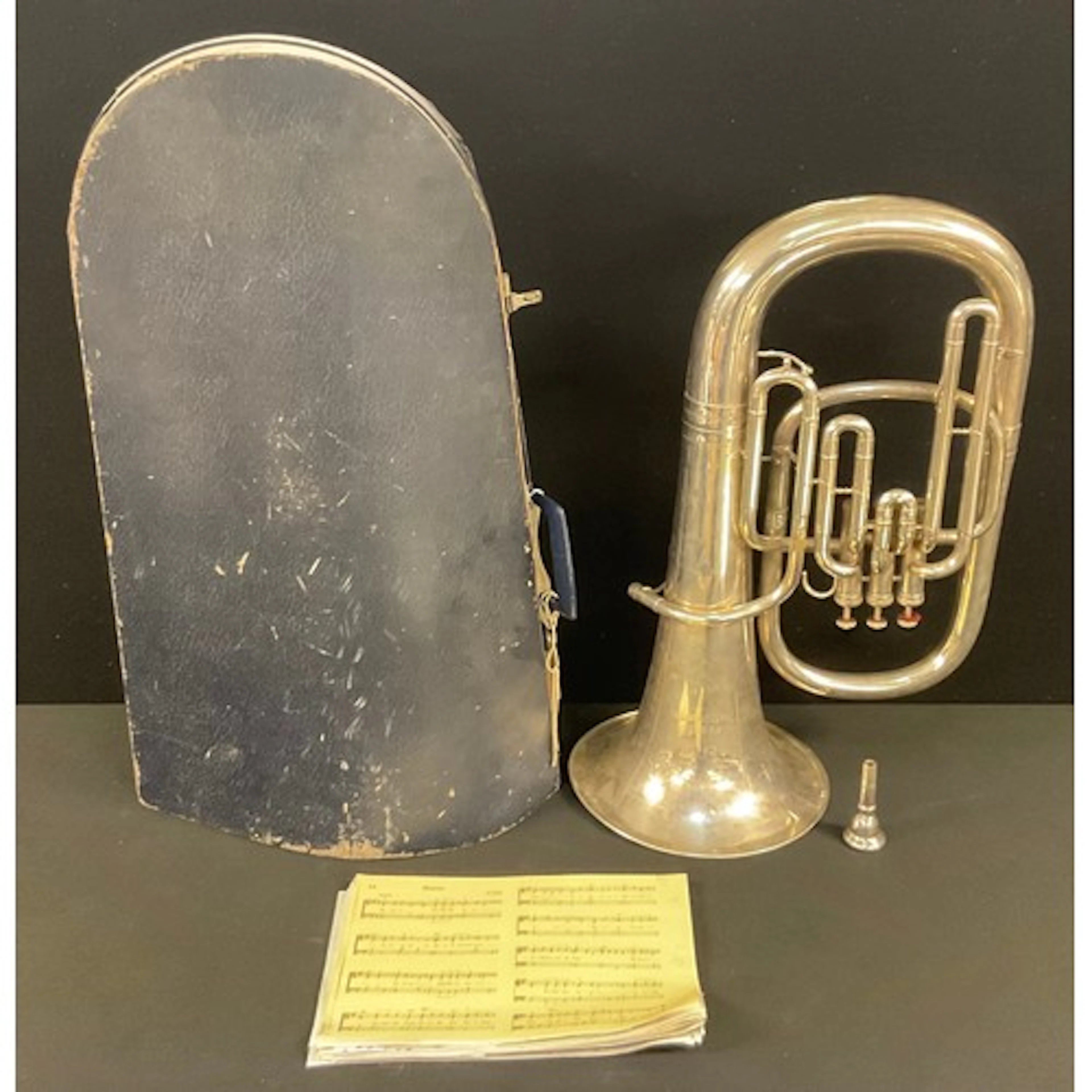 Musical Instruments - a Rosehill euphonium, with mouthpiece ...