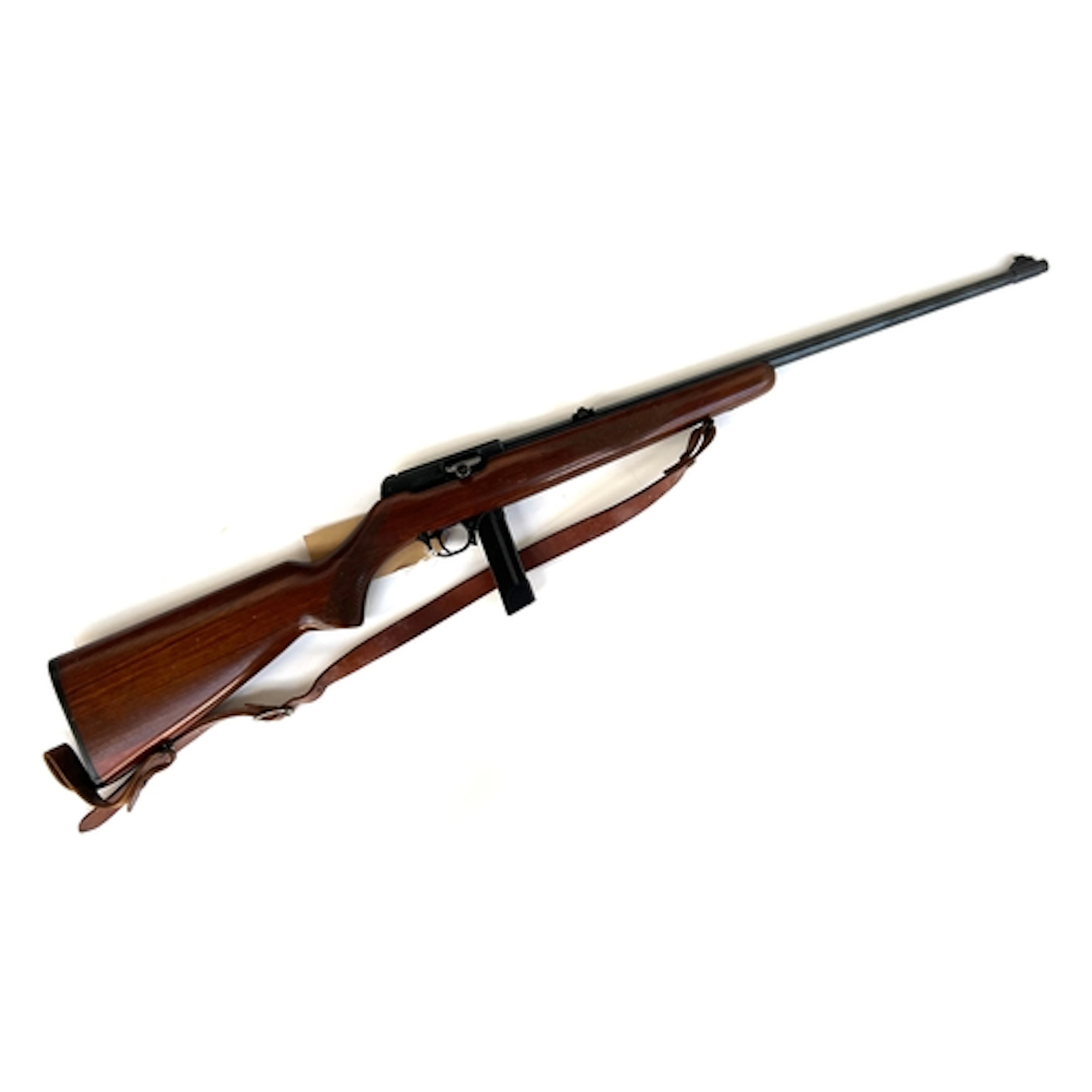 A BRNO .22 semi-automatic rifle with chequered semi-pistol g...