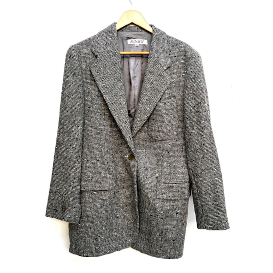 An Igi & Igi wool angora blend jacket, size 44
