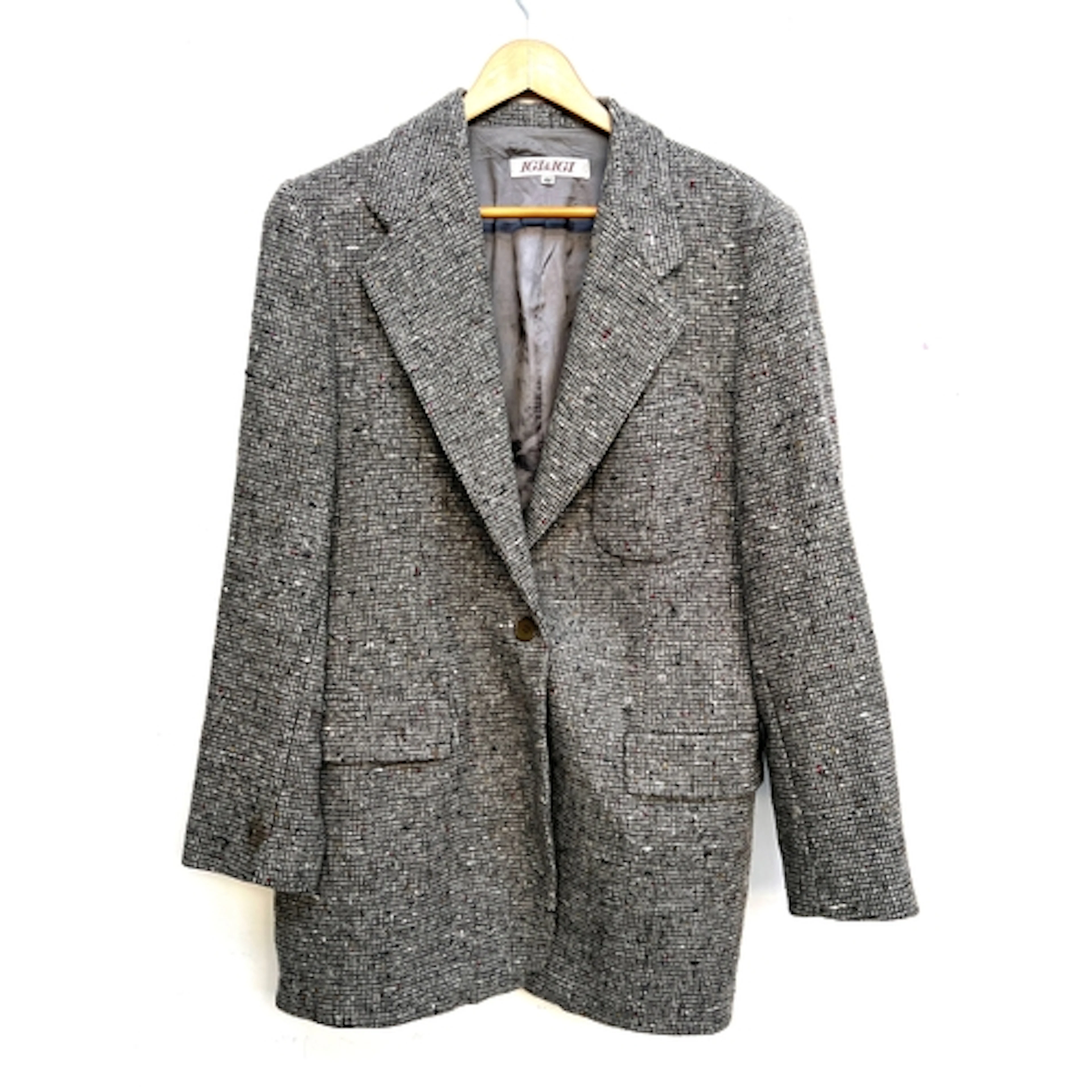 An Igi & Igi wool angora blend jacket, size 44