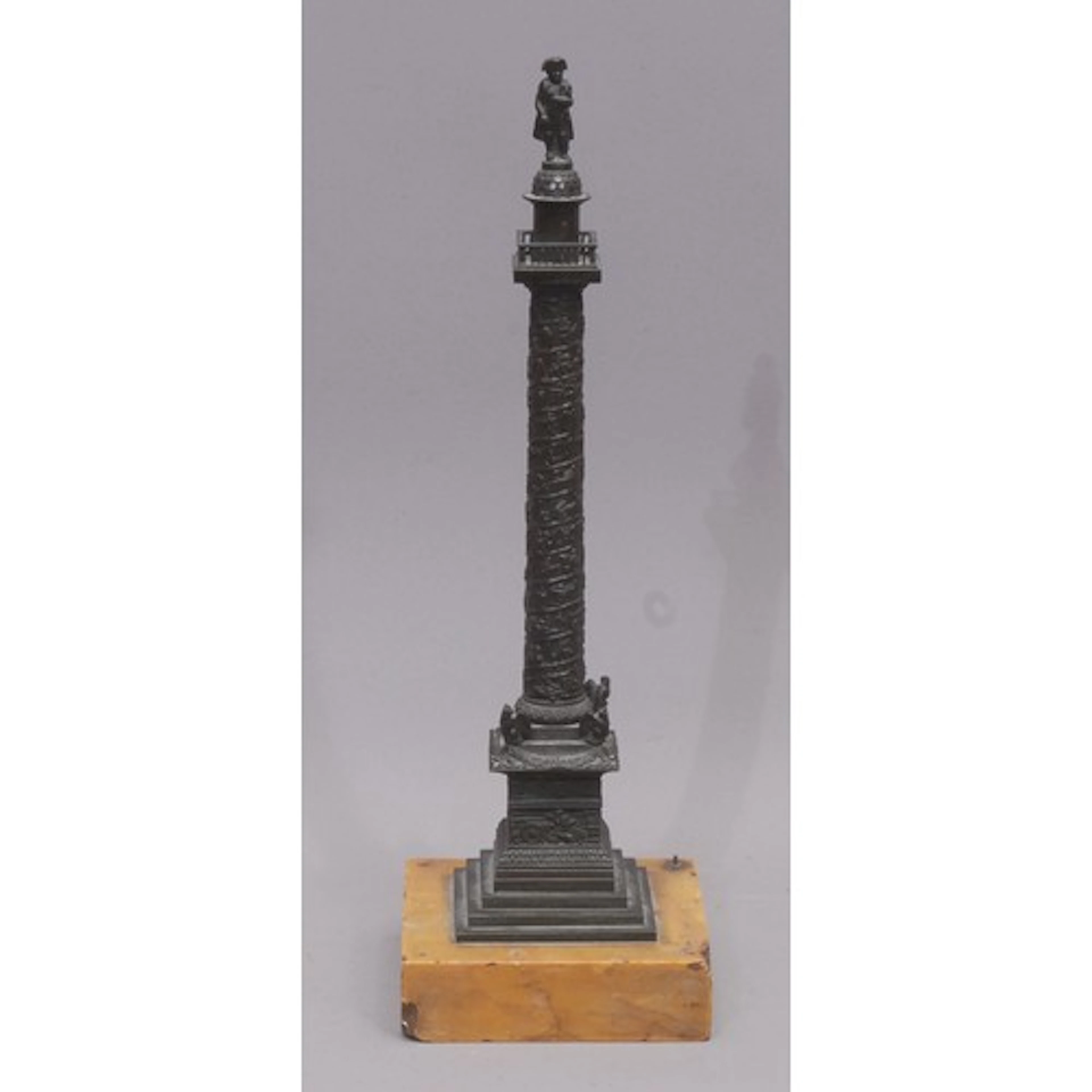 A 19th century Grand Tour dark patinated bronze library Vend...