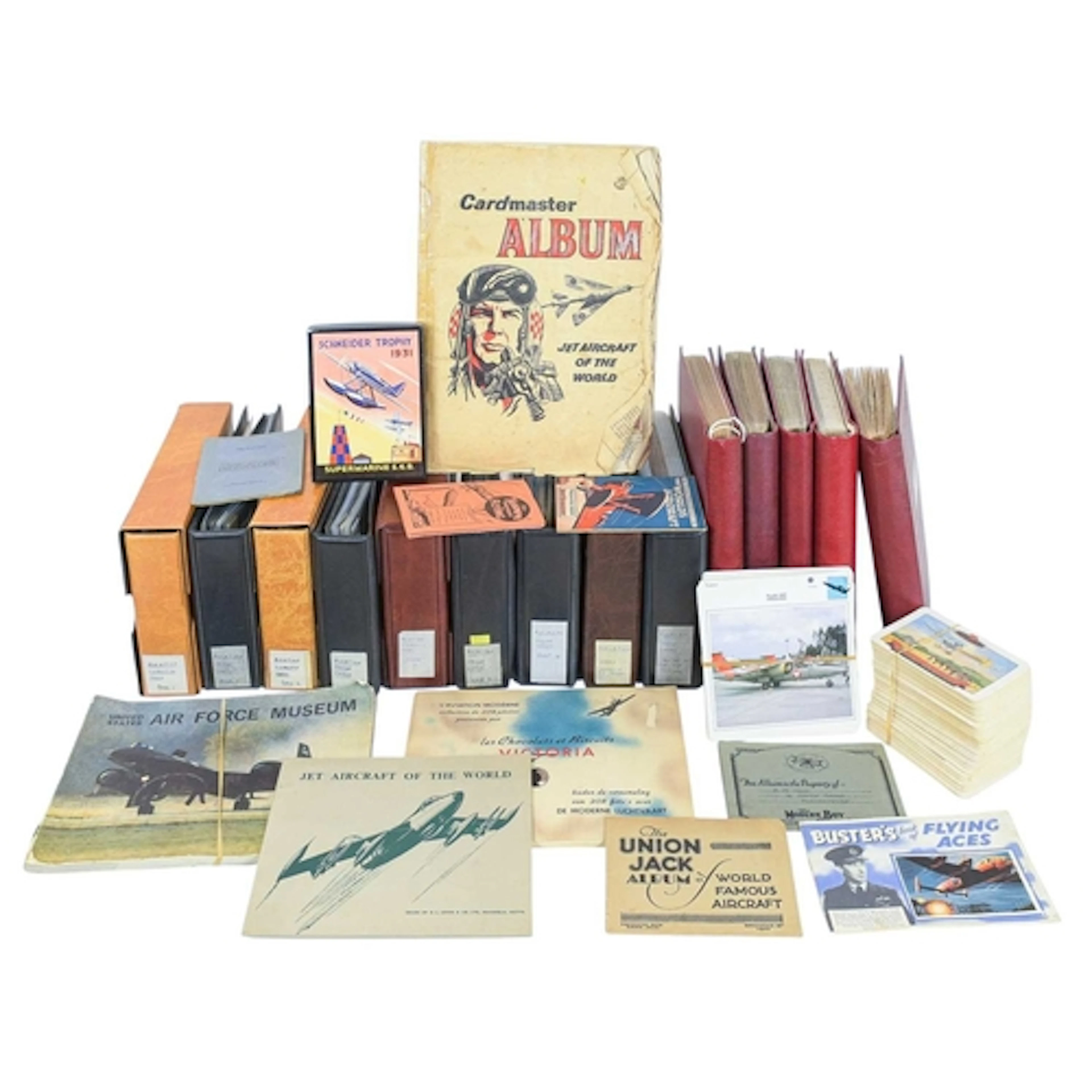 Aviation Cigarette Cards, Trade Cards, Postcards etc. A larg...