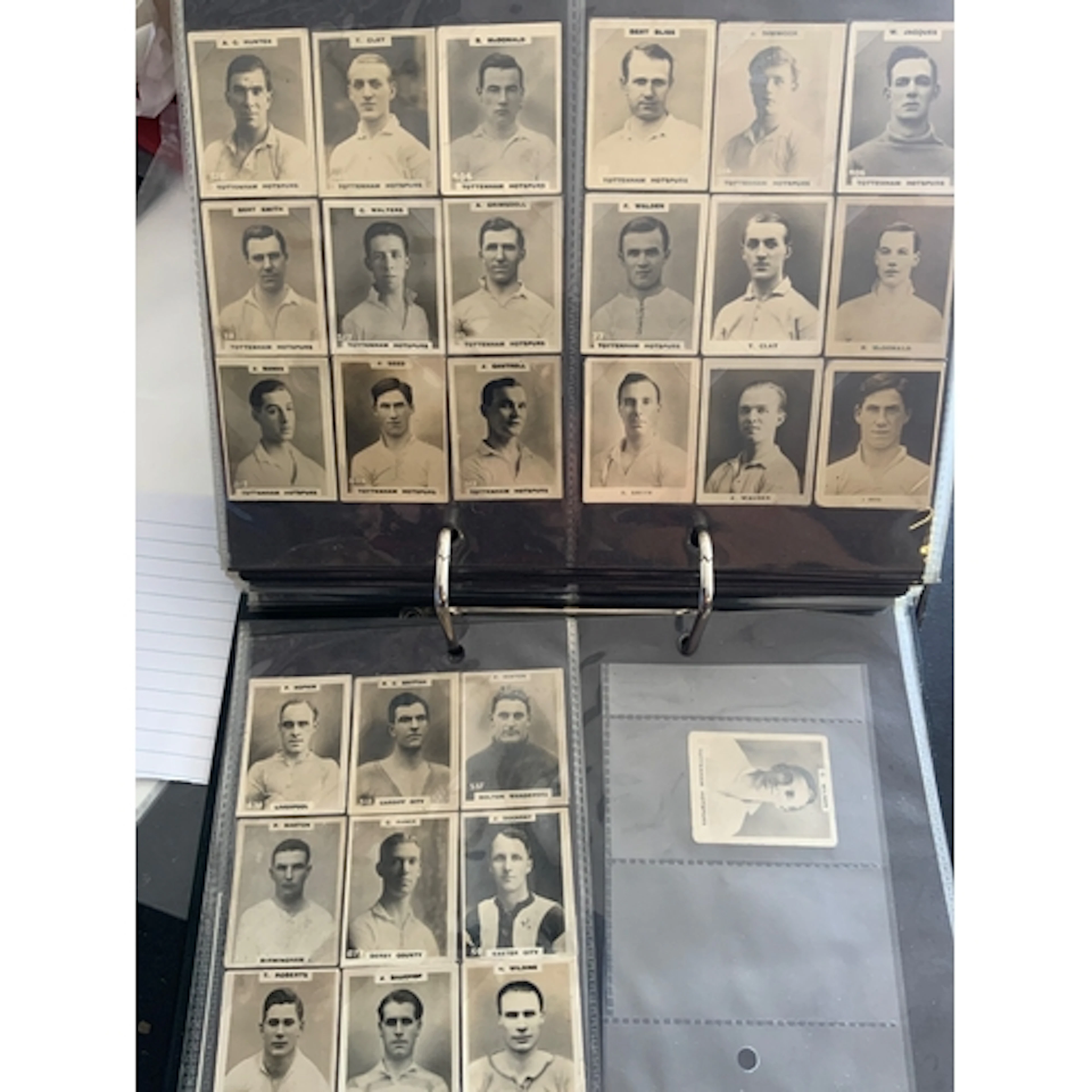 Tottenham Football Card Collection: Many hand made one off c...