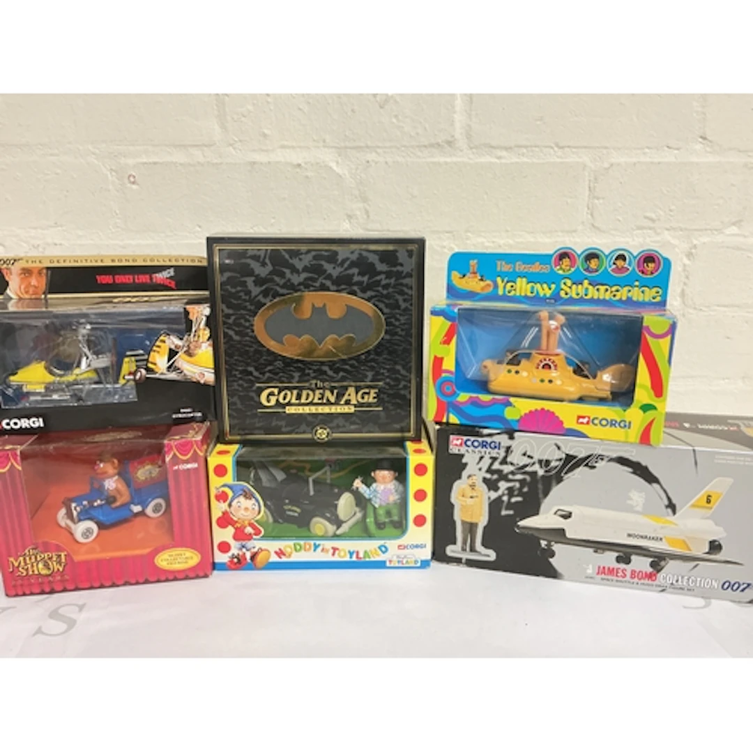A Small Collection Of Boxed Corgi Diecast Including James Bo...
