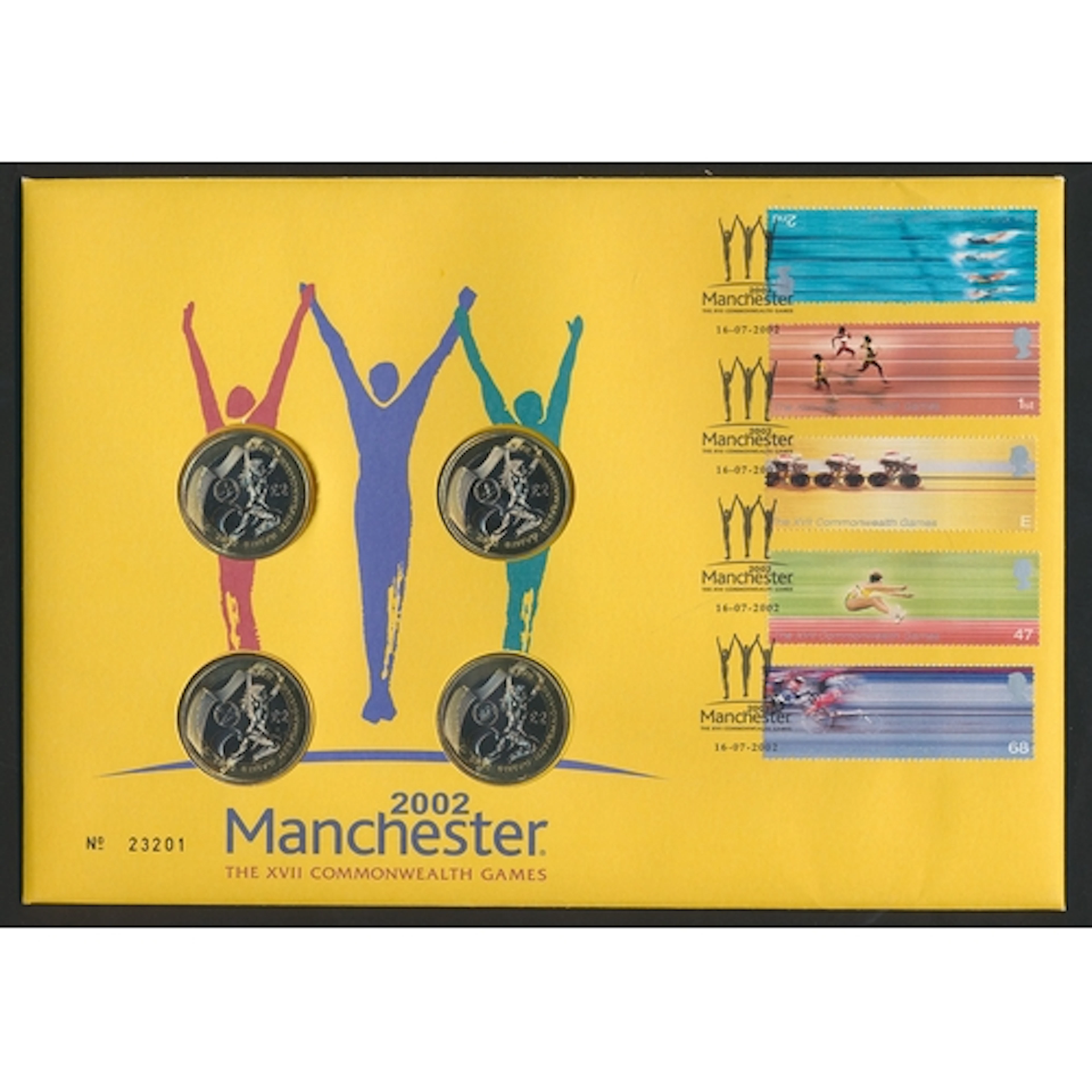 2002 'Manchester XVIII Commonwealth Games' commemorative cov...