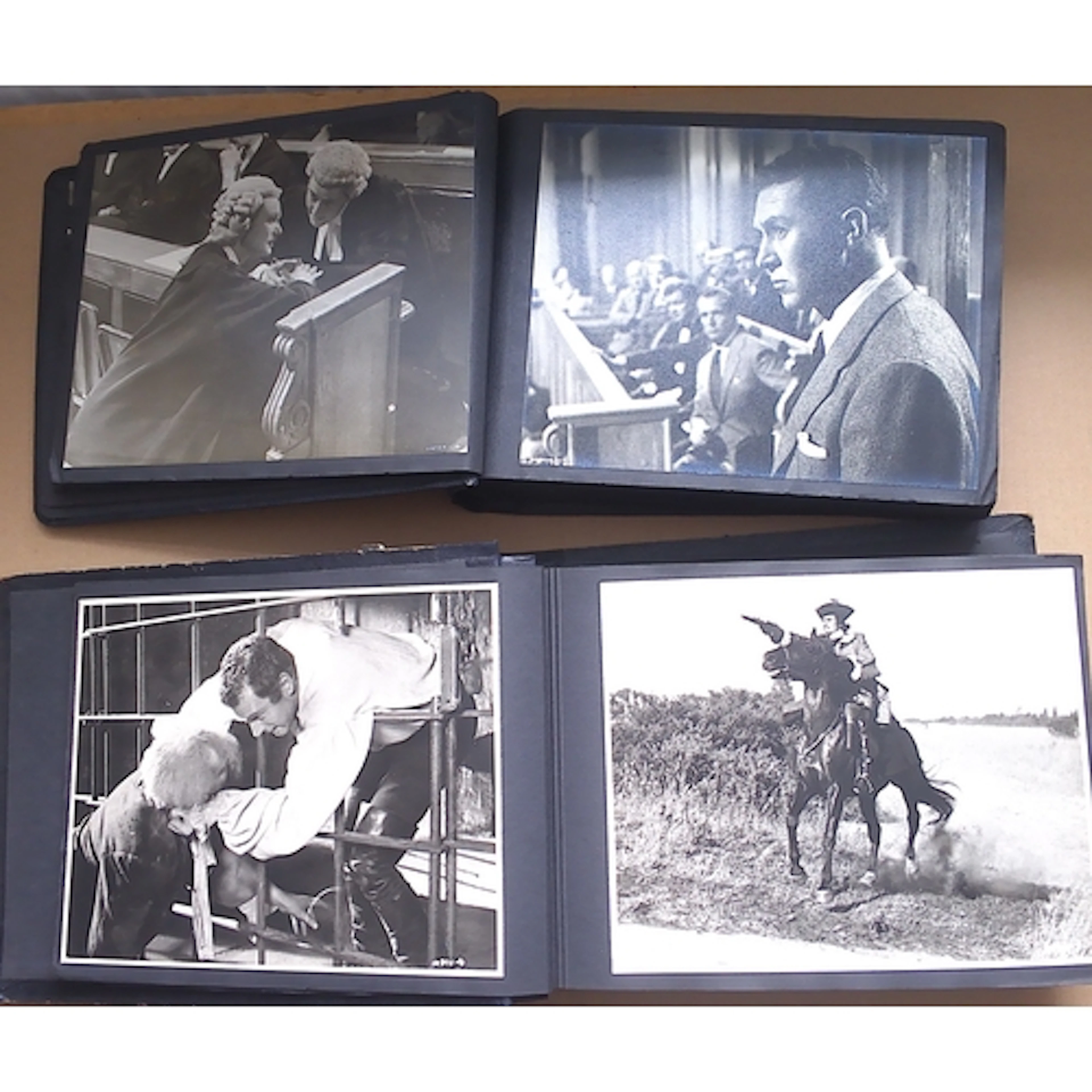 Two sets of producer/directors archived 10 by 8 inches film ...