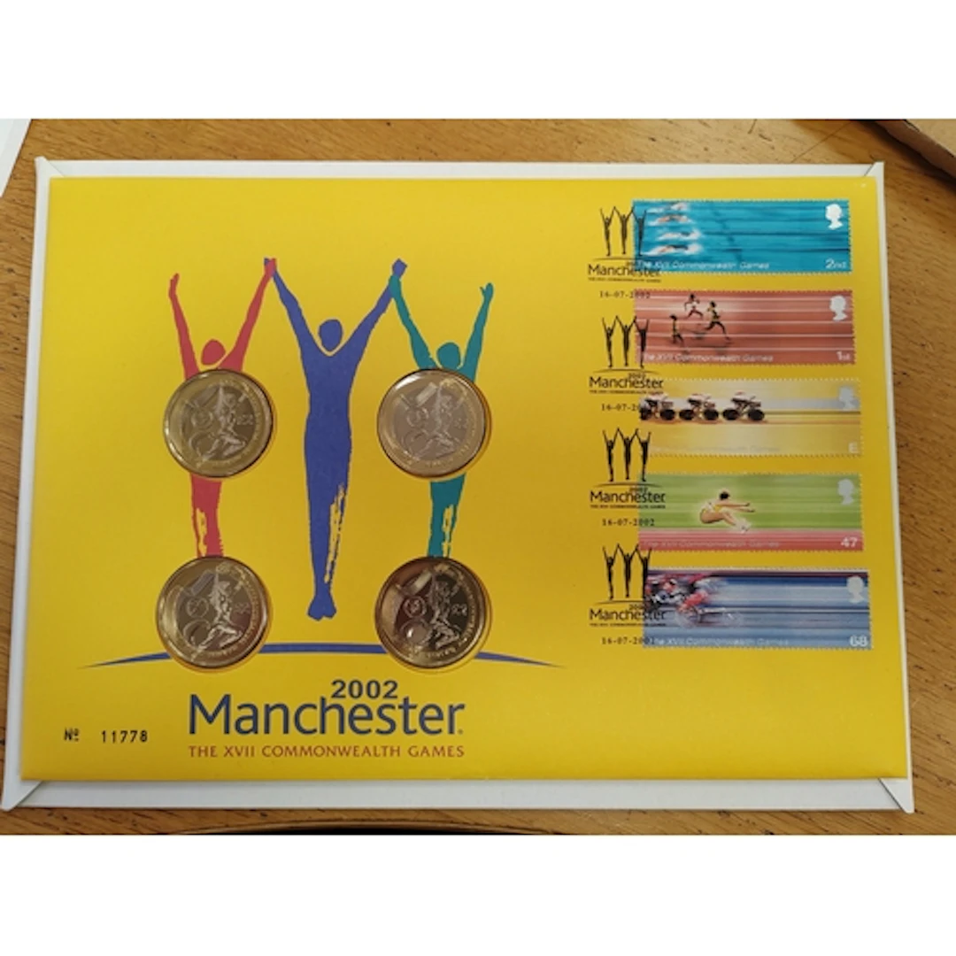2002 'Manchester XVIII Commonwealth Games' commemorative cov...